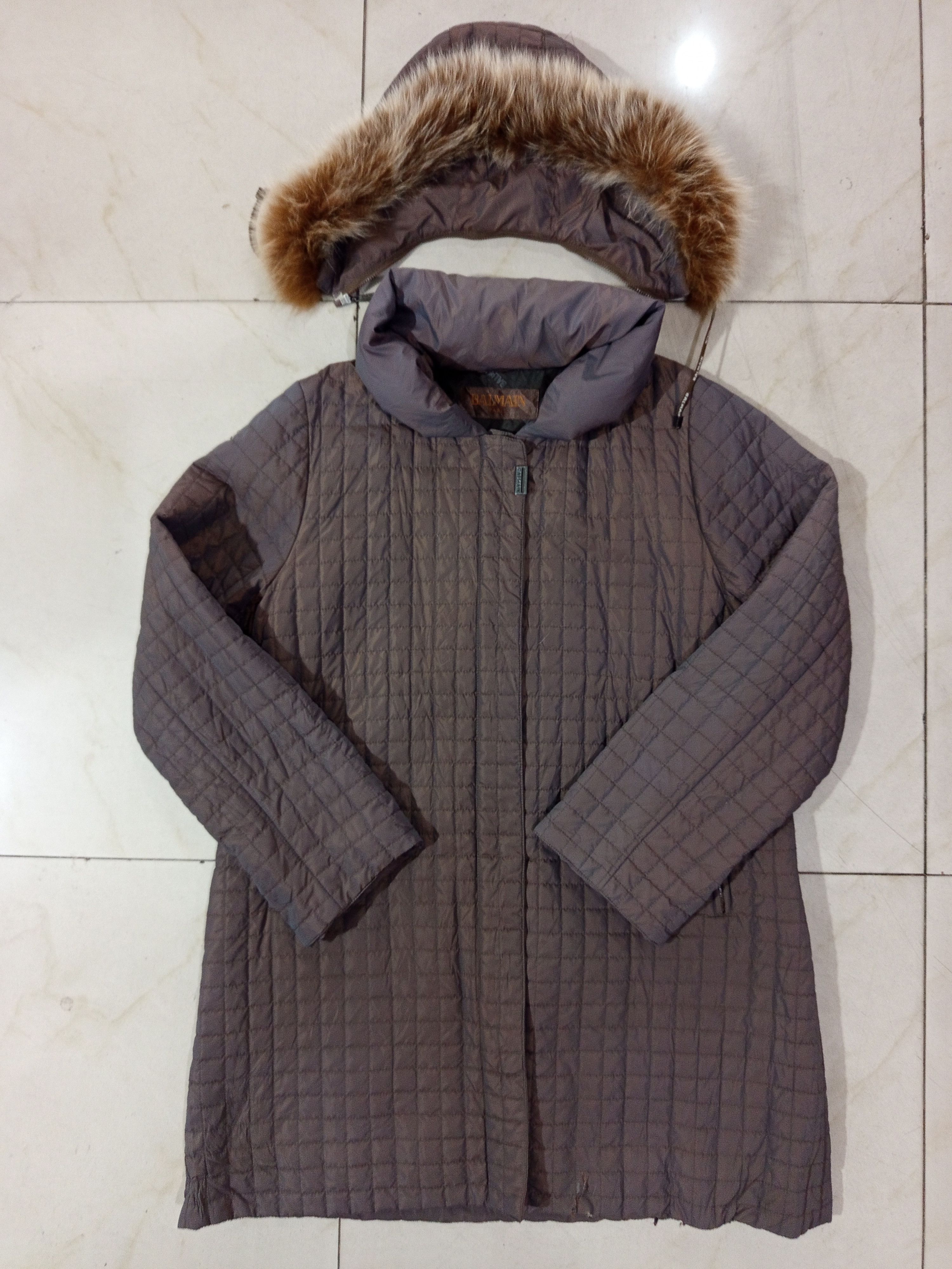 Balmain Balmain Quilted Detachable Faux Fur Hood Jacket Size M / US 6-8 / IT 42-44 - 7 Thumbnail