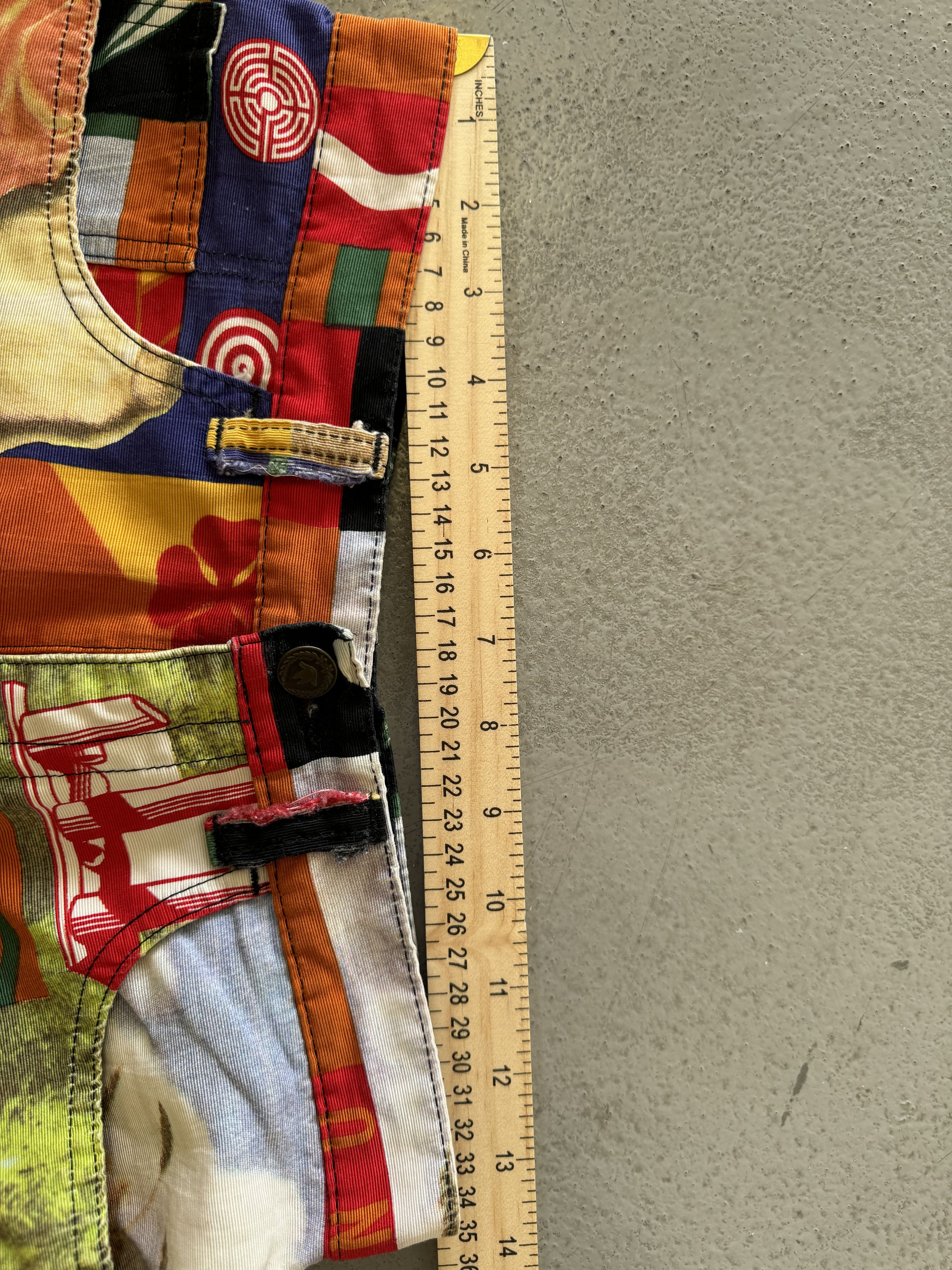 Moschino Sun And Stars Multicolored Printed Pants Size US 28 / EU 44 - 5 Thumbnail