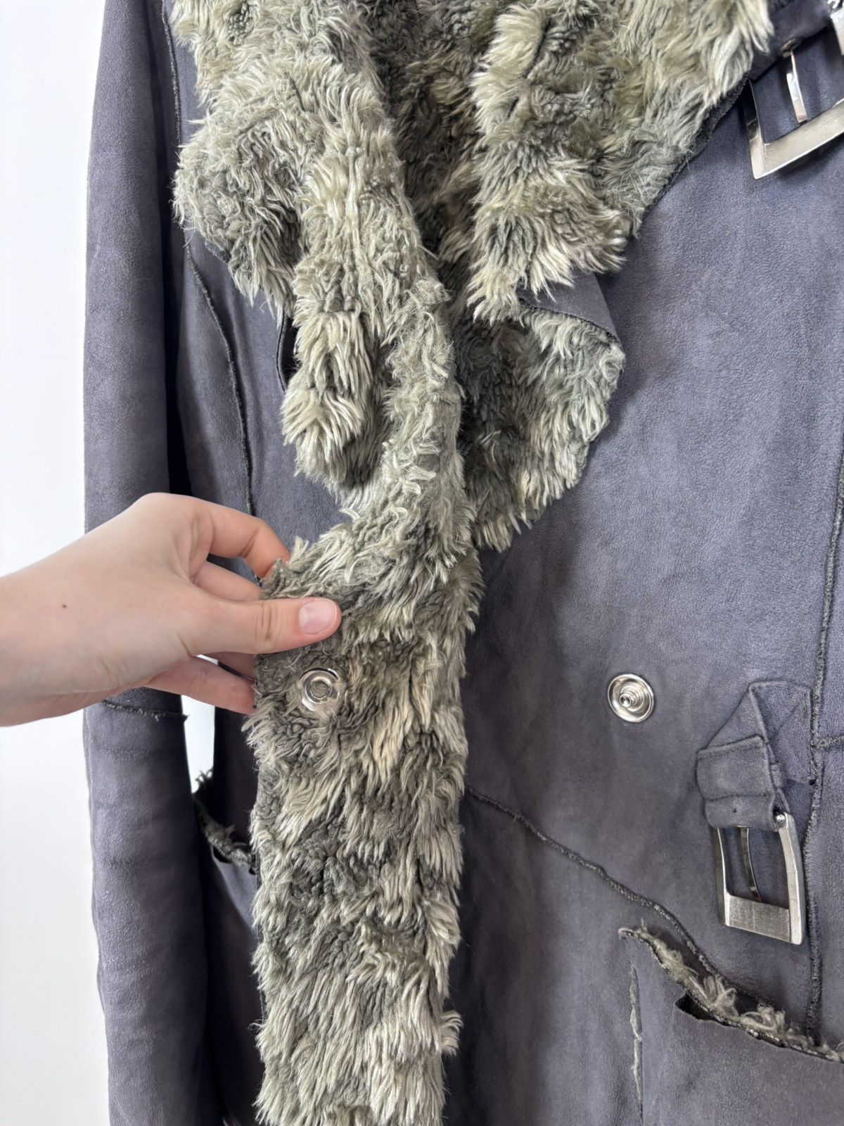 Armani Armani Jeans Vintage Women’s Vegan Leather Fur Coat Jacket Size S / US 4 / IT 40 - 14 Thumbnail