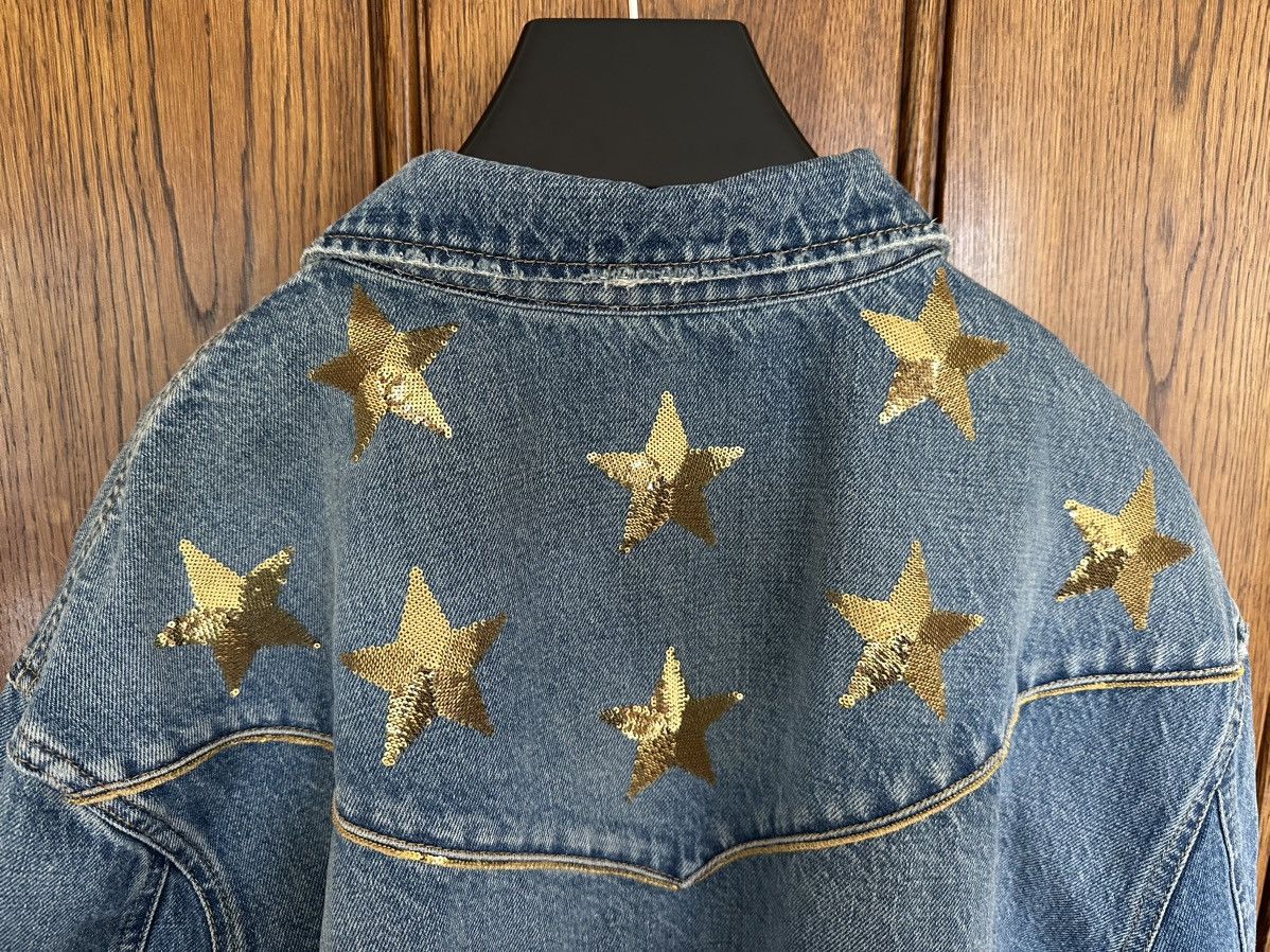 Celine SS22 Celine embroidered star denim jacket union wash XL Size US XL / EU 56 / 4 - 19 Thumbnail