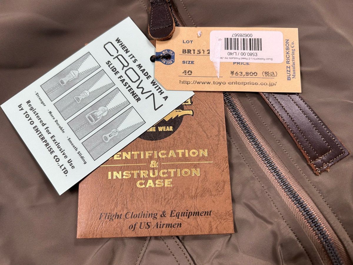 Buzz Rickson's Buzz Rickson Flying Light Jacket Type L2 Olive Size US L / EU 52-54 / 3 - 8 Thumbnail