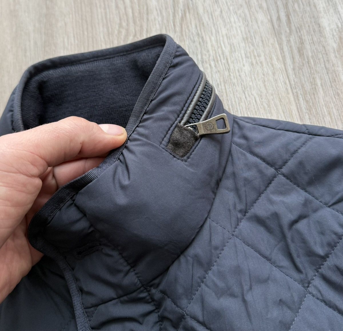 Schneiders Schneiders Salzburg Navy Blue Quilted Jacket Size US S / EU 44-46 / 1 - 5 Thumbnail