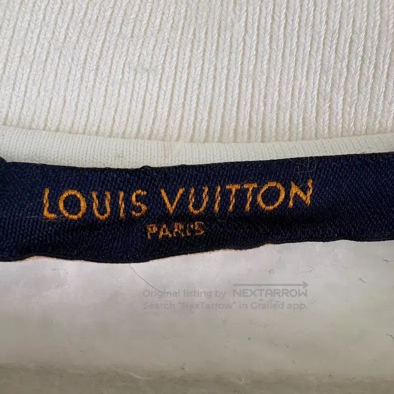 Louis Vuitton Louis Vuitton White color-block floral embroidered sweatsh Size US M / EU 48-50 / 2 - 5 Thumbnail