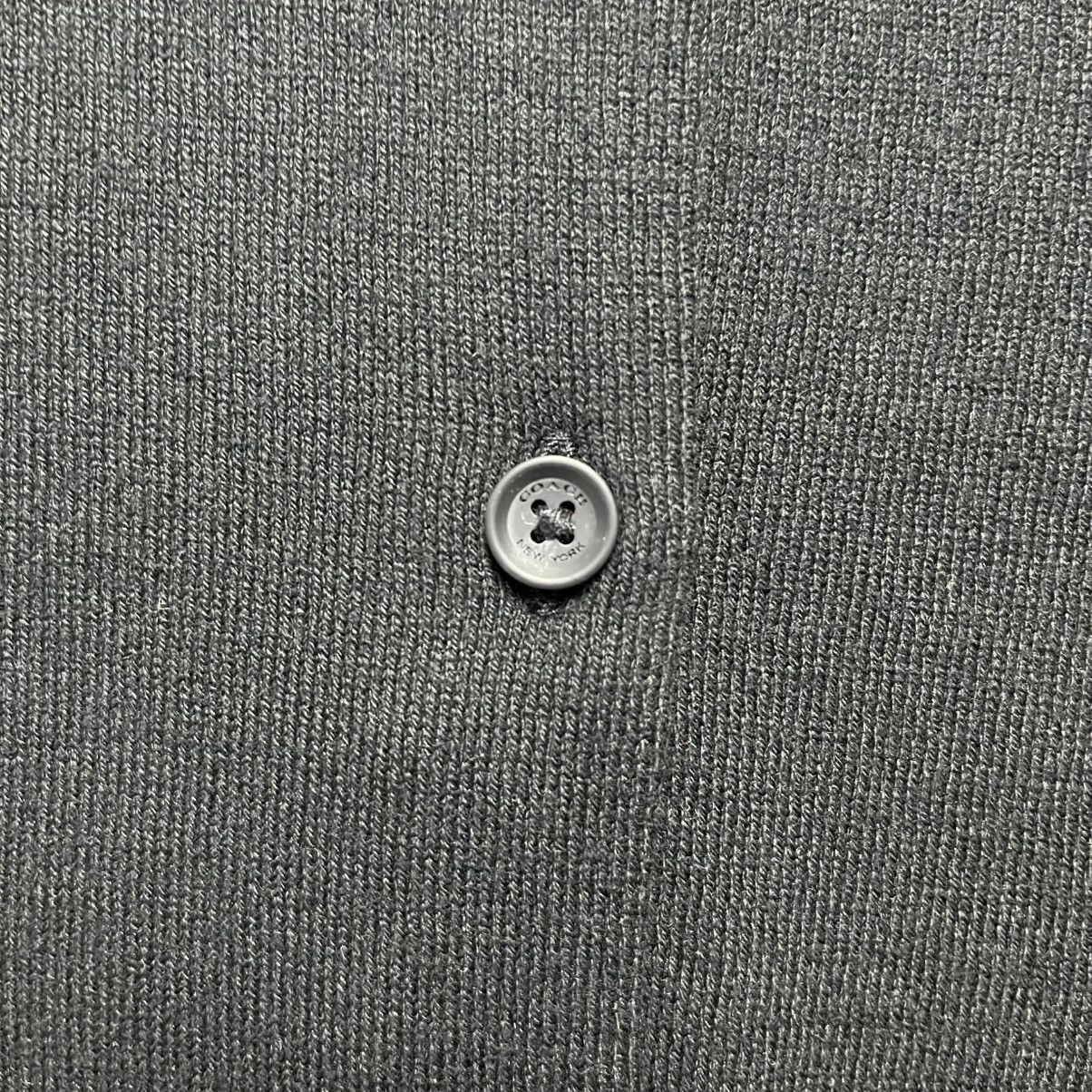 Coach × Designer Coach Black Cardigan Sweater Luxury Designer Size XXS / US 00 / IT 34 - 5 Thumbnail