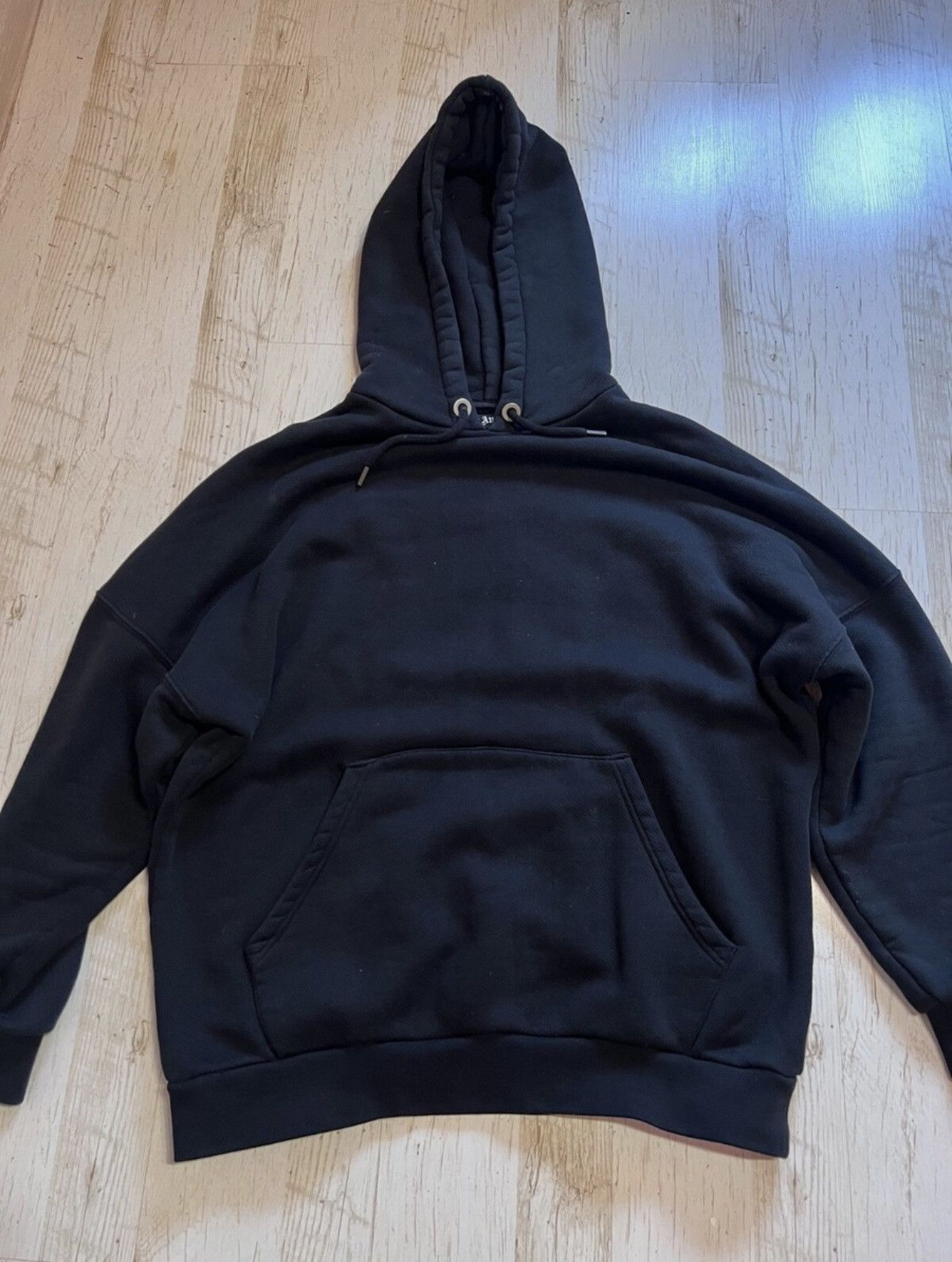 Palm Angels Palm Angels Logo Hoodie Size L Oversized Black Size US L / EU 52-54 / 3 - 5 Thumbnail