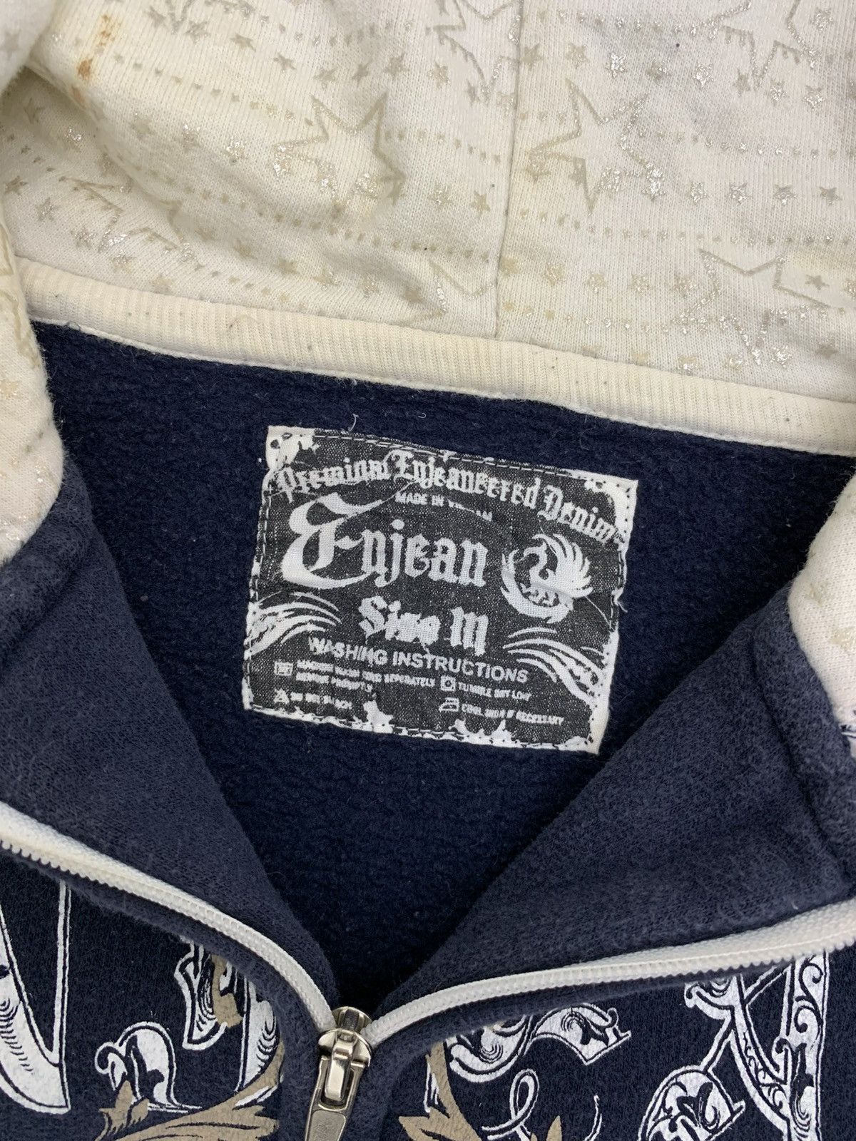 Le Grande Bleu (L.G.B.) Y2K Enjean Boxy Fit Hoodie IFSIXWASNINE LGB HYSTERIC STYLE Size US M / EU 48-50 / 2 - 9 Thumbnail