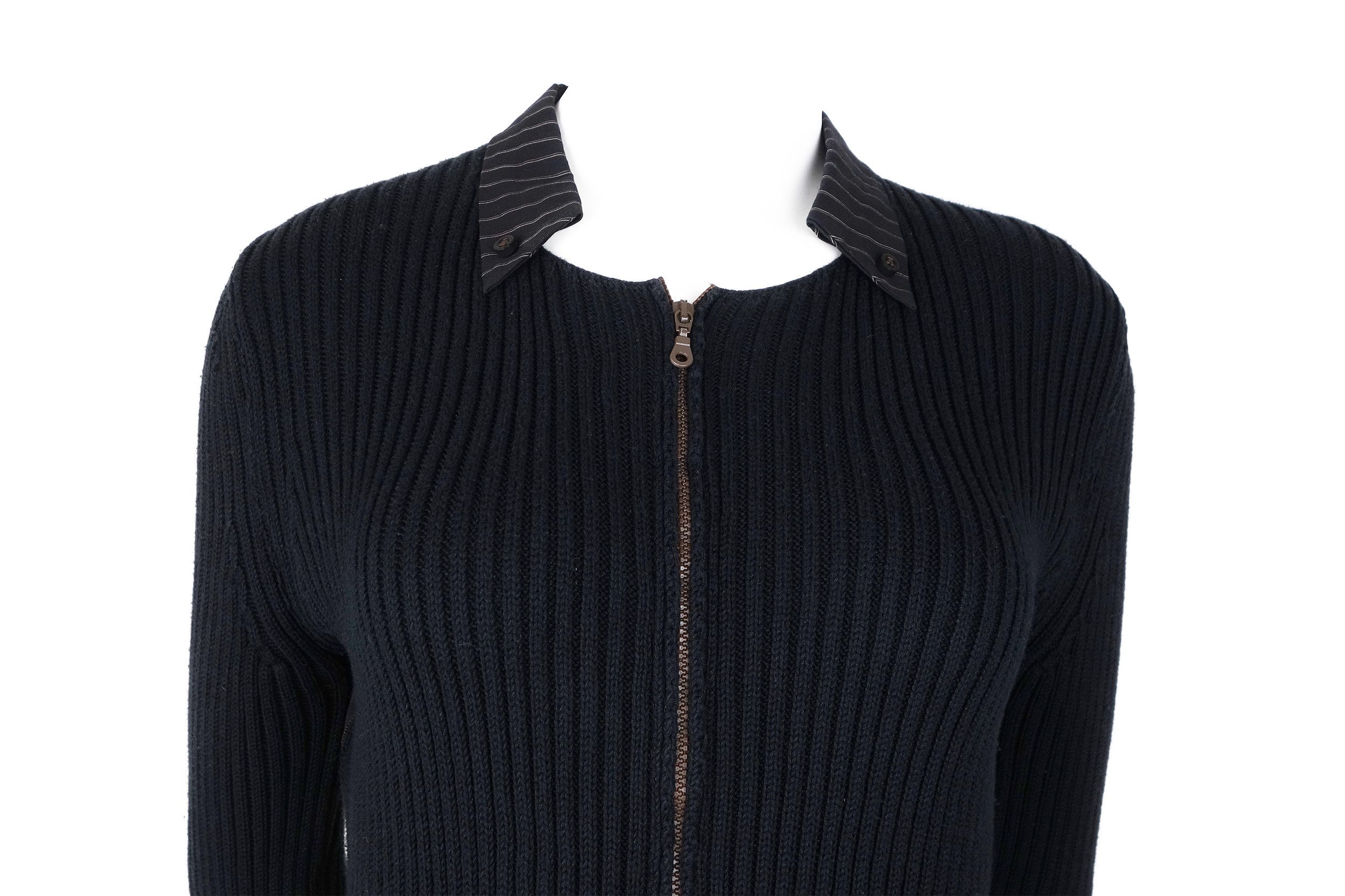 Cop Copine Cop Copine Zip Top Knit Cardigan Patchwork Print Jacket XS S Size S / US 4 / IT 40 - 5 Thumbnail