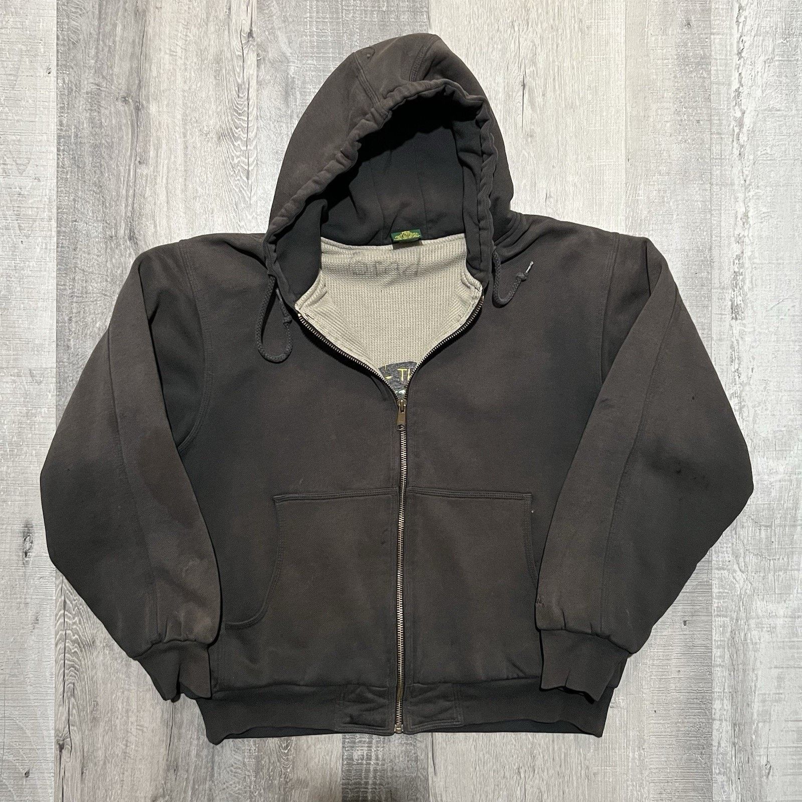 Cabelas Antarctica Spill Response Sun Faded Thermal Cabelas Hoodie Size US L / EU 52-54 / 3 - 2 Thumbnail