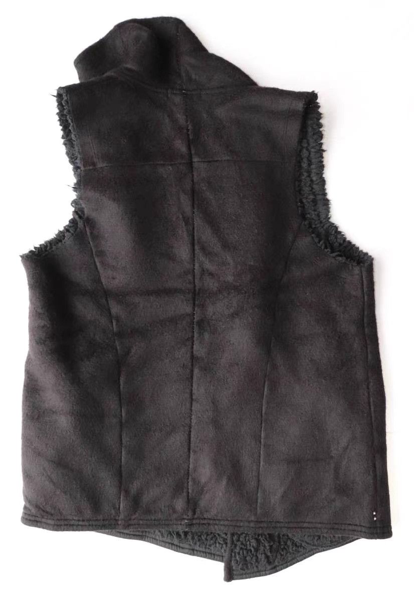 KMRii kmrii Shearling Fleece Vest Dark Avant-garde K11 Size US M / EU 48-50 / 2 - 2 Thumbnail