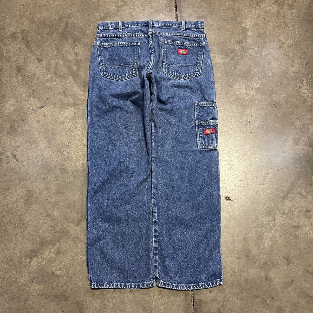 Vintage Dickies Double Knee Carpenter Denim Pants Jean Baggy