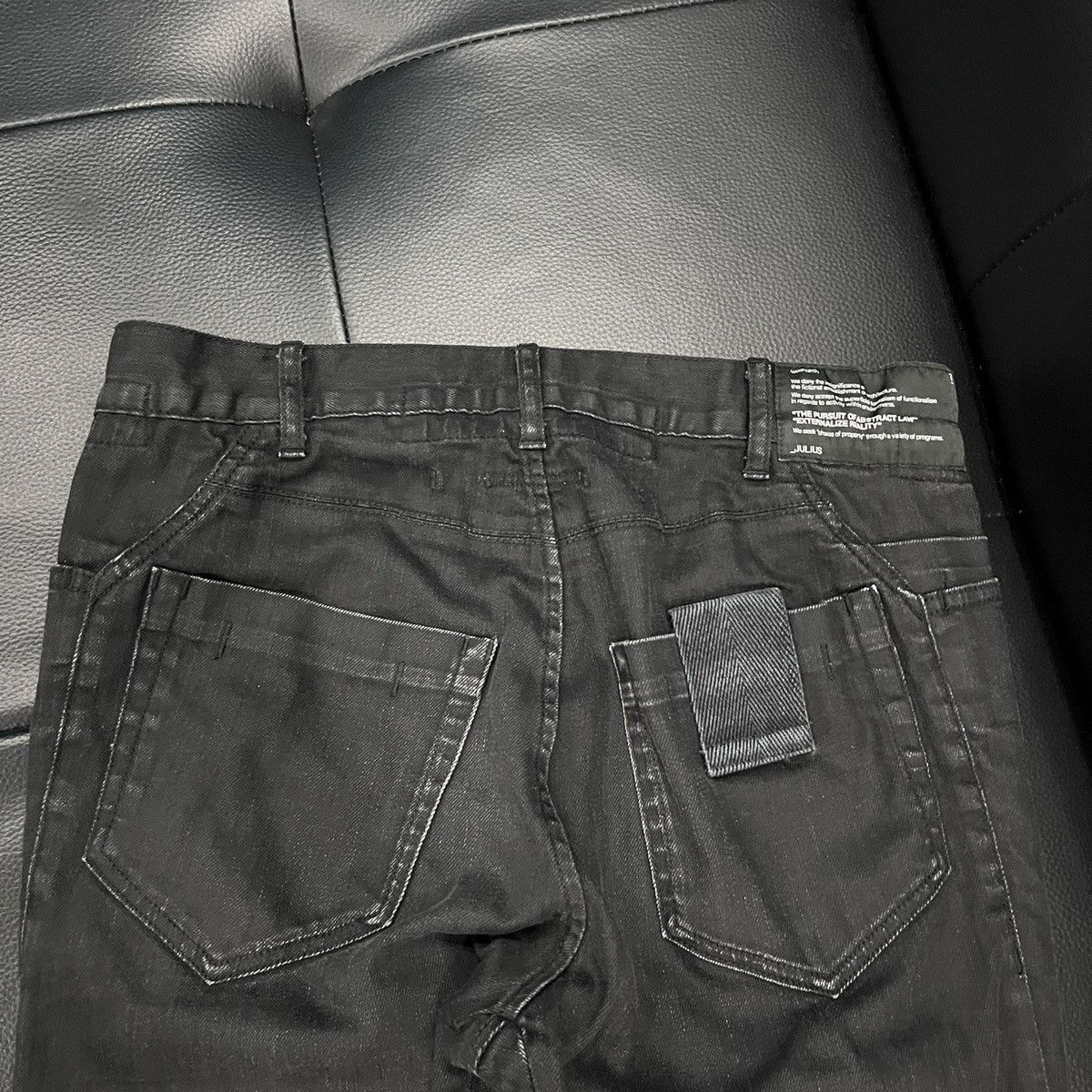 Julius JULIUS 7 SS15 Paneled Skinny Denim Jeans Size US 30 / EU 46 - 9 Thumbnail