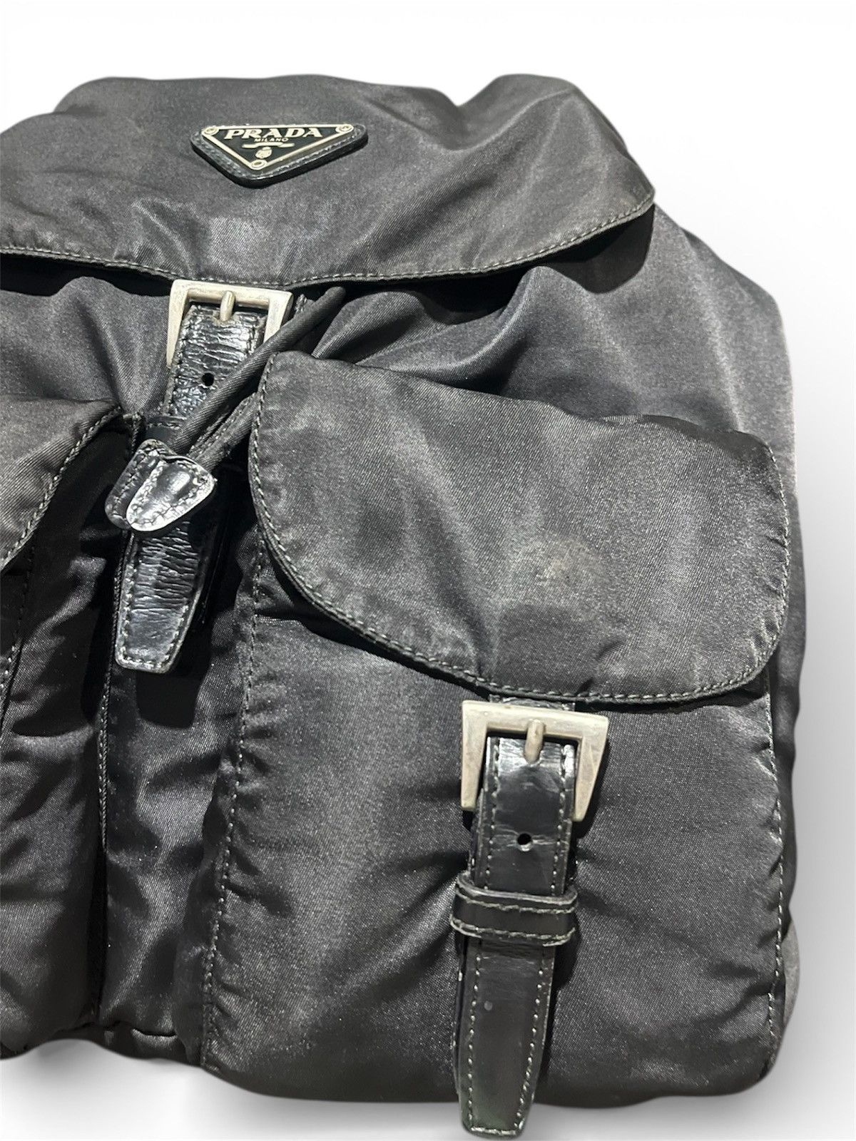 Prada Authentic Vintage PRADA Nylon Tessuto Backpack Size ONE SIZE - 8 Thumbnail