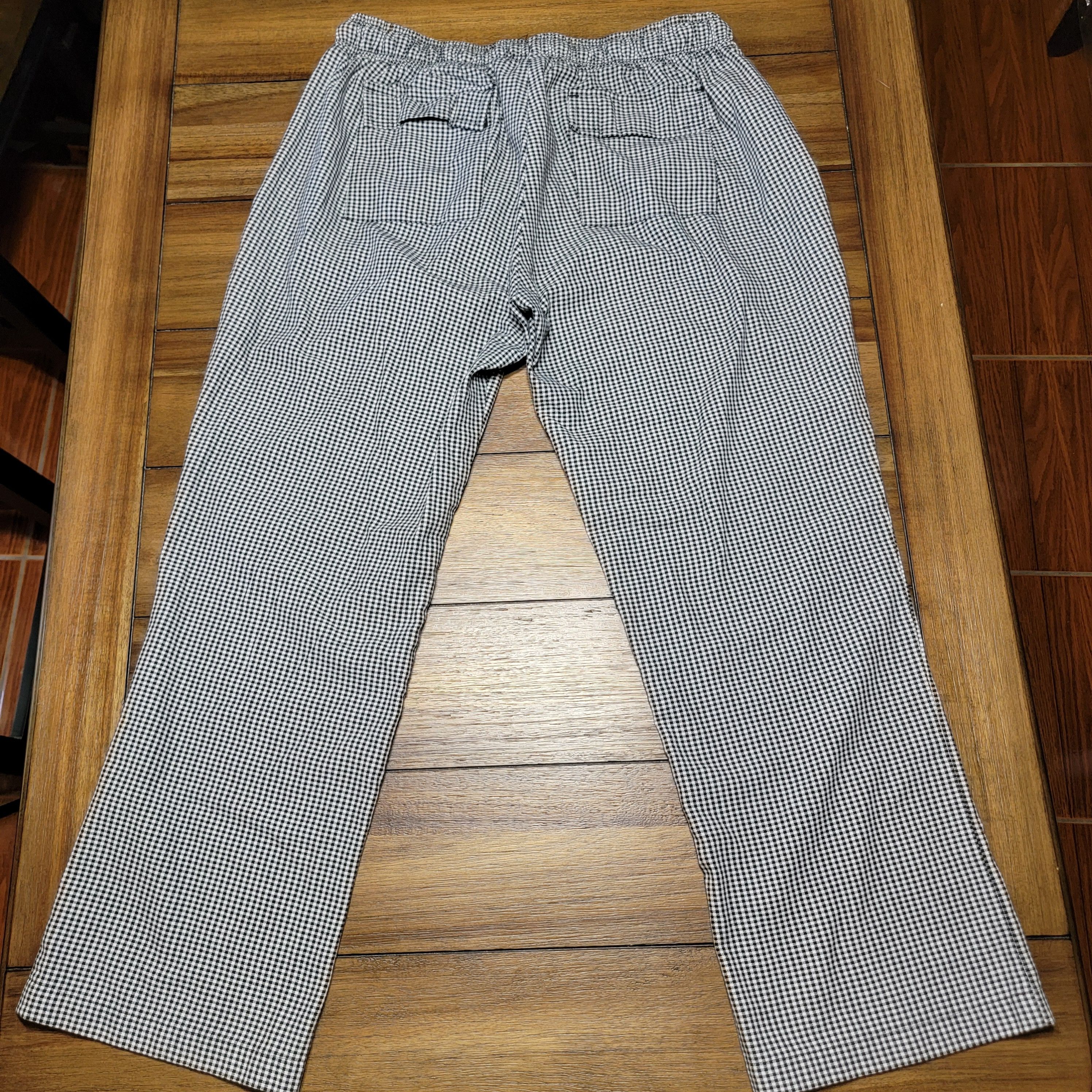 Other Chef Works B&W Checkered Unisex Chef Uniform Pants - Size XL Size US 32 / EU 48 - 4 Thumbnail