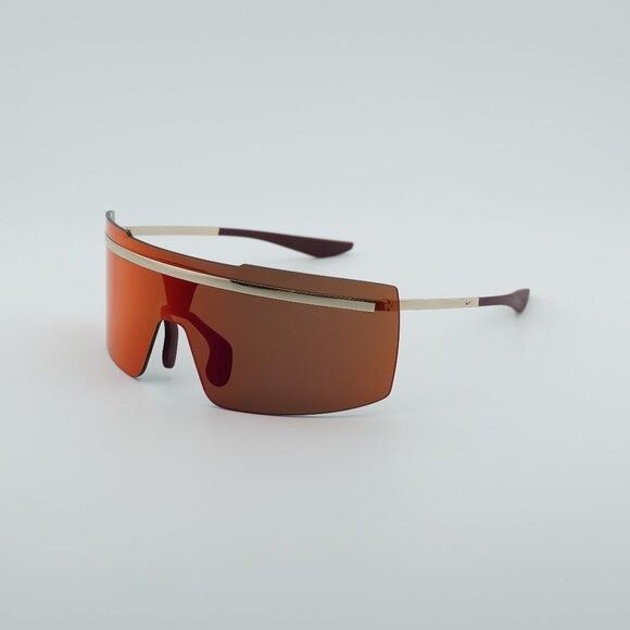 Nike NIKE ECHO SHIELD M F 750 Sunglasses Gold Shield Frame Size ONE SIZE - 1 Thumbnail
