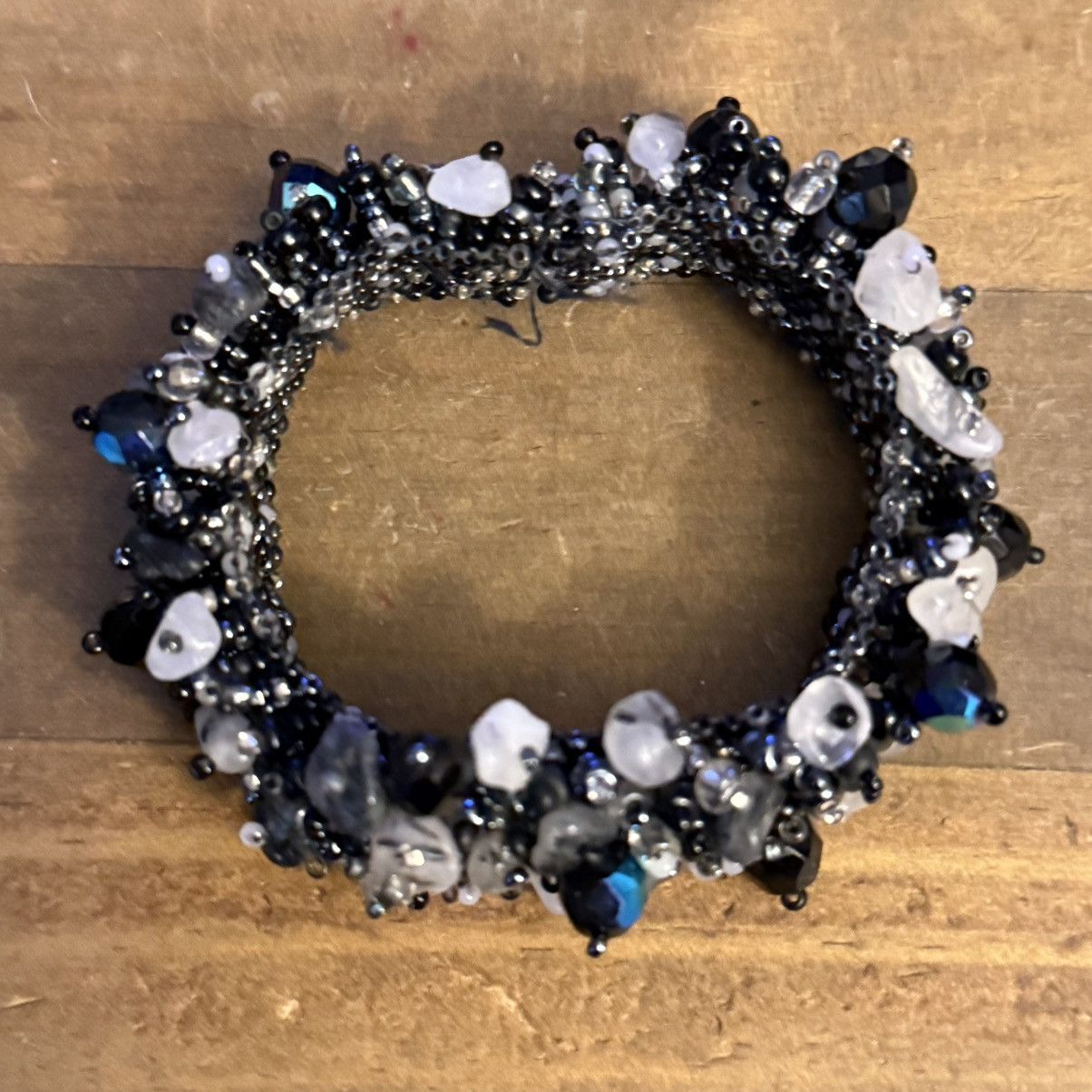 Other Beaded Czech glass and Tourmalated Quartz bracelet Size ONE SIZE - 6 Thumbnail