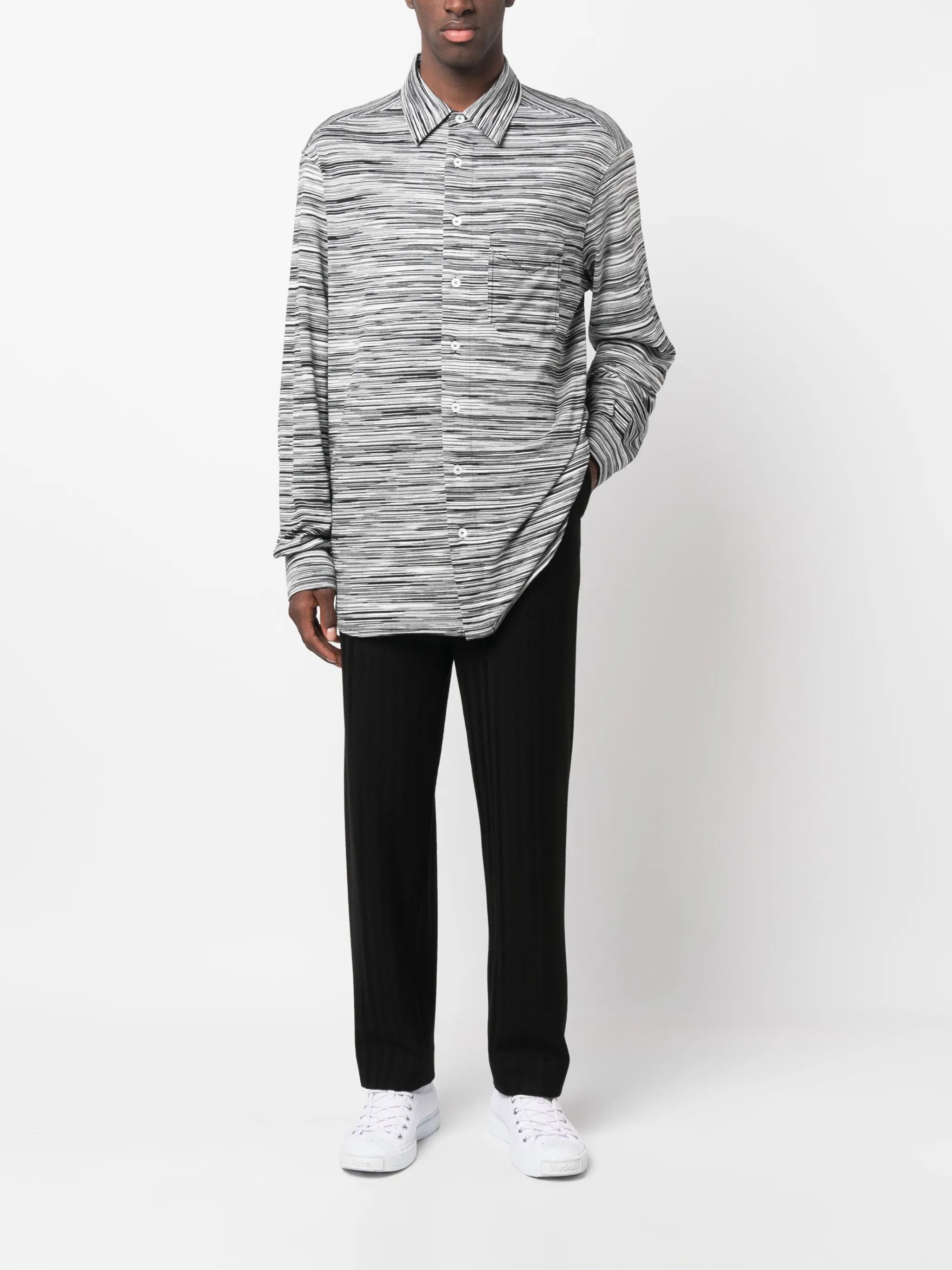 Missoni o1y0225 Patterned Shirt in Multicolor Size US L / EU 52-54 / 3 - 5 Thumbnail