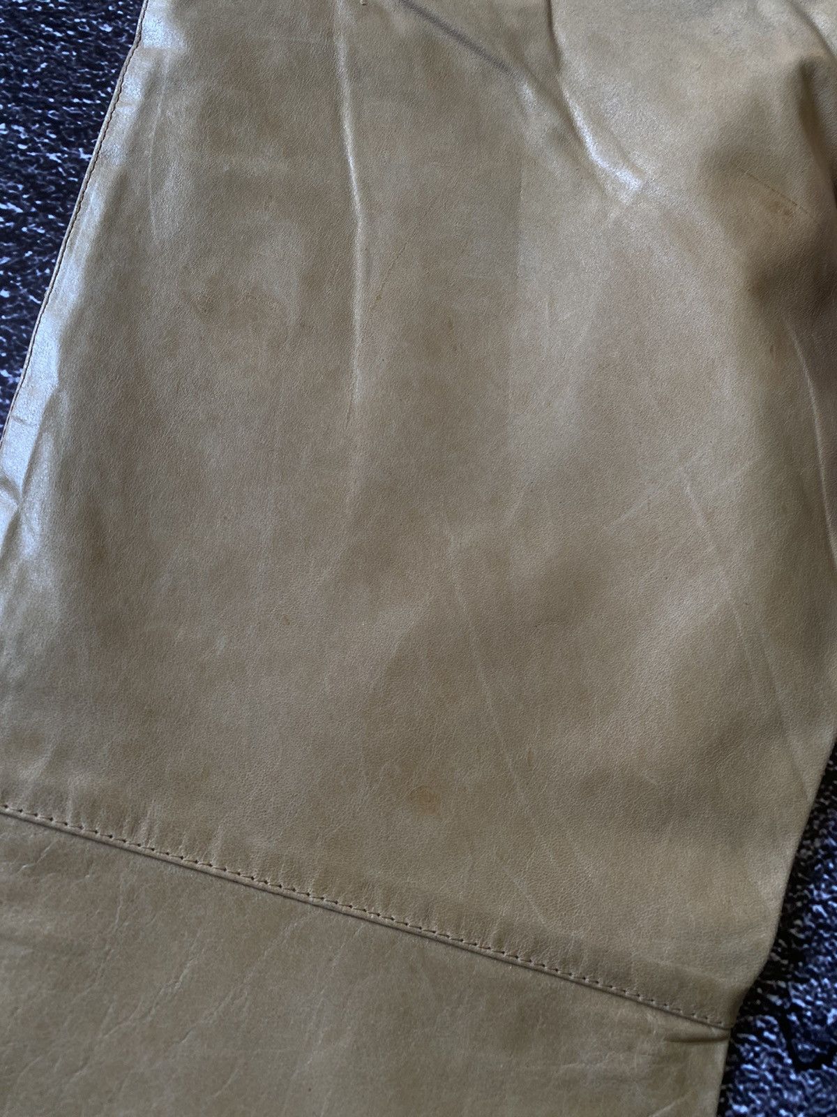 Missoni Vintage Missoni Rare Leather Trouser Pants Women Size 27" / US 4 / IT 40 - 15 Thumbnail