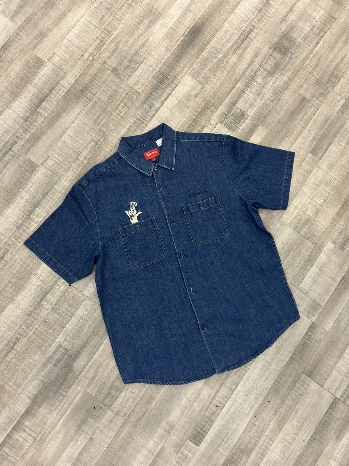 Supreme Supreme Doughboy S/S Work Shirt Size US L / EU 52-54 / 3 - 2 Thumbnail