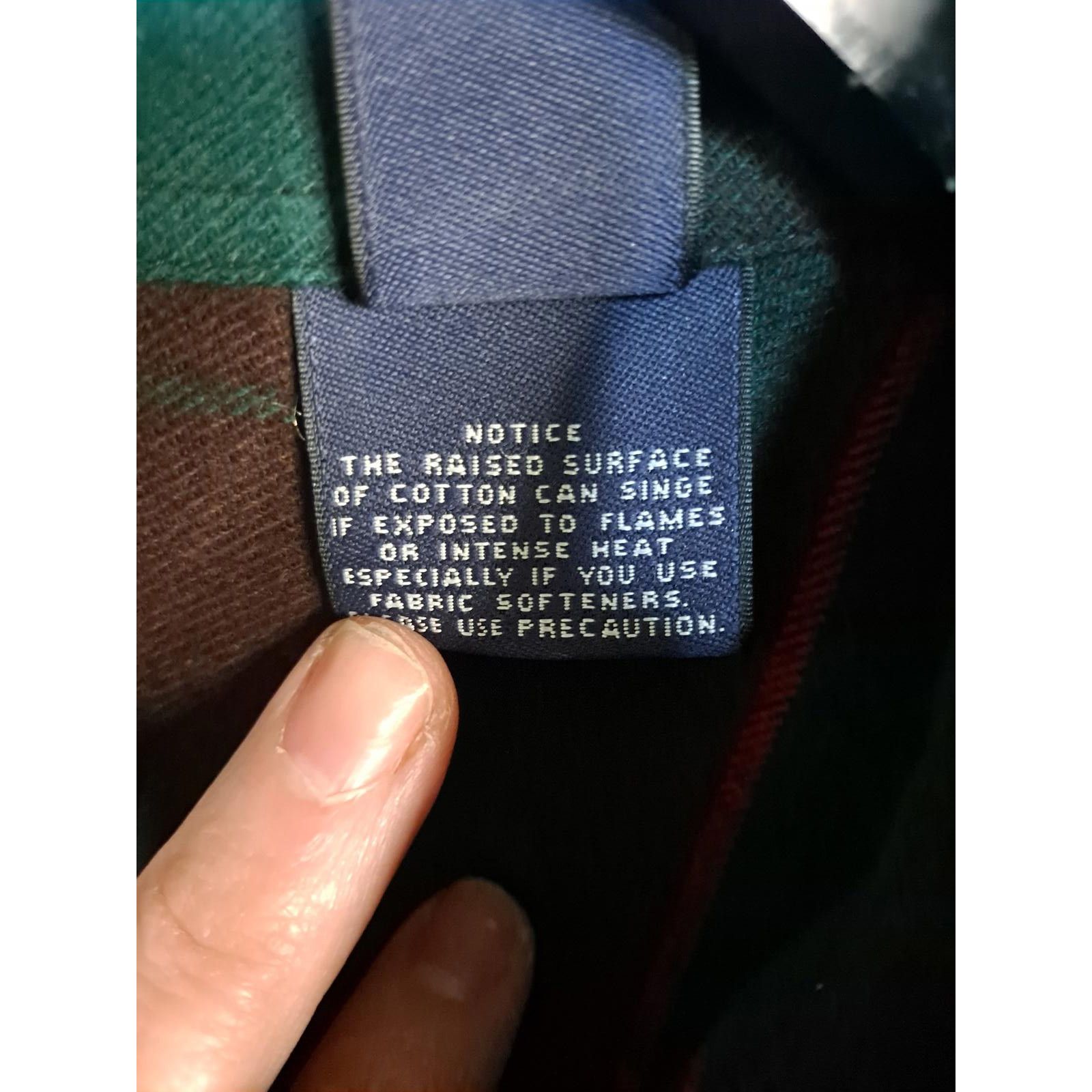 Lands' End Lands End Green, Brown and Red Flannel 100% Cotton Size XL T Size US XL / EU 56 / 4 - 7 Thumbnail