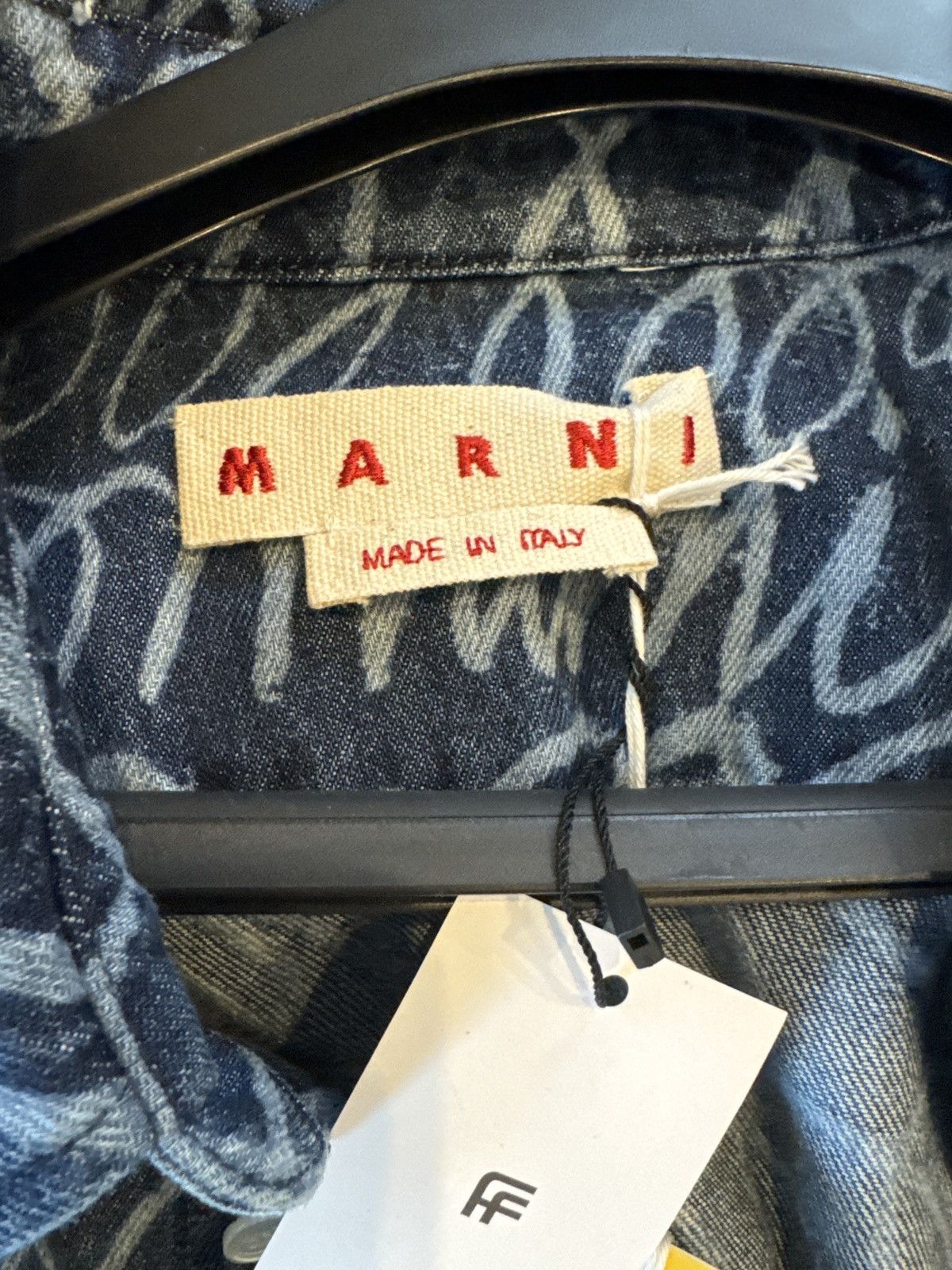 Marni Marni Bleached Echoed Lasered Light Denim Size Large Size US L / EU 52-54 / 3 - 2 Thumbnail