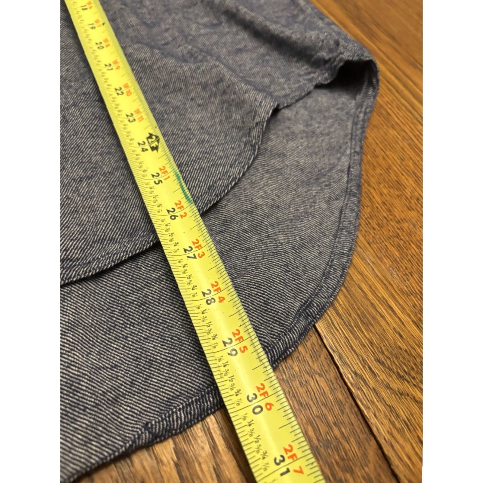 Vintage Aerie Woman Long Sleeve Oversized Lumberjane Button Down Shirt XS Blue Shirt Womens XS Home/Office Blouse Size XS / US 0-2 / IT 36-38 - 4 Thumbnail