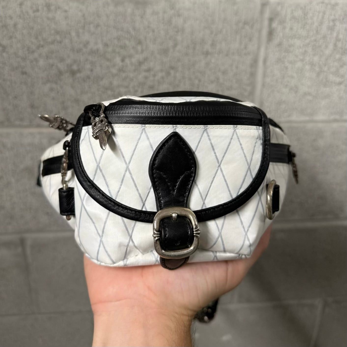Chrome Hearts Chrome Hearts Snat Mini Bag Checkered White Size ONE SIZE - 2 Thumbnail