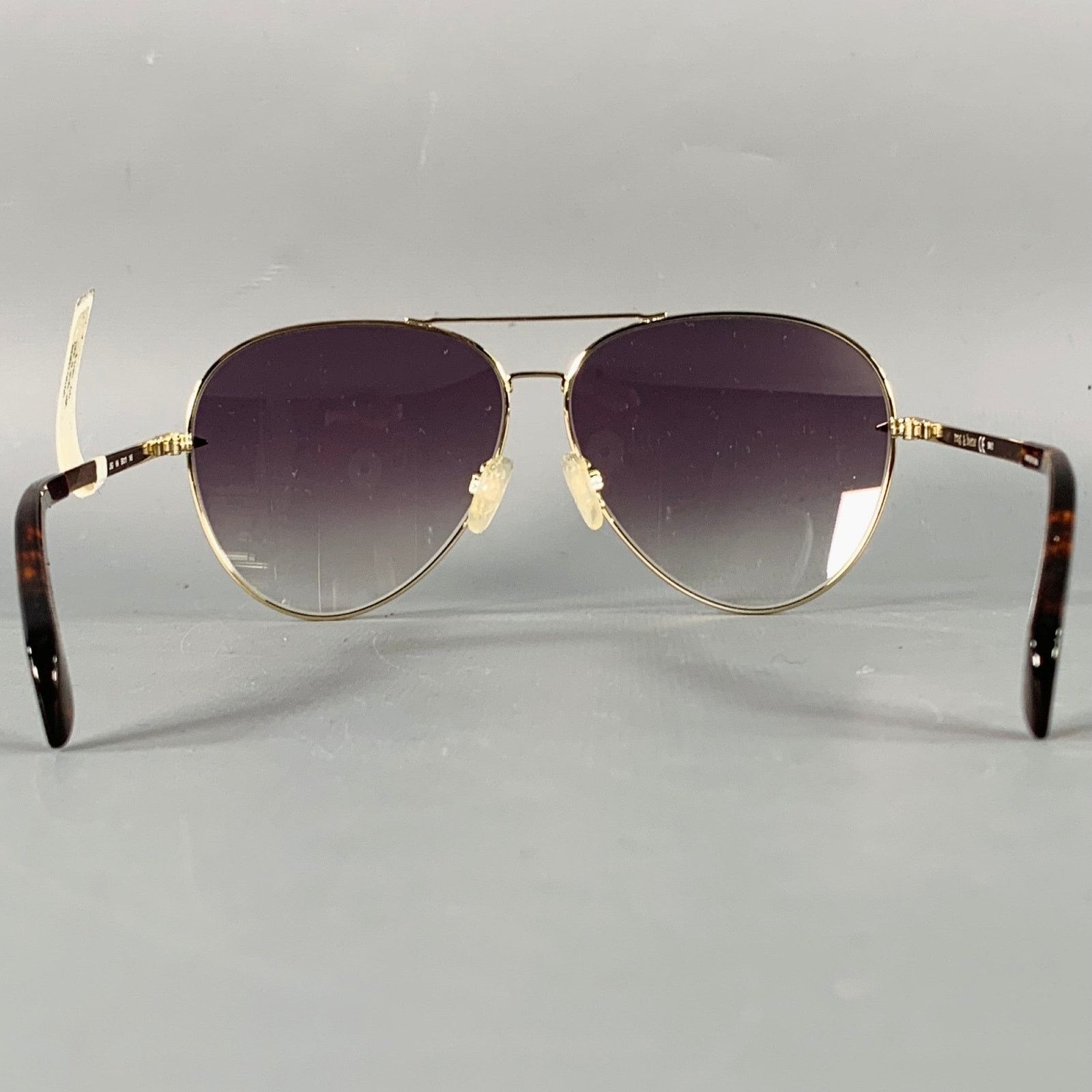 Rag & Bone RAG & BONE Silver Metal Aviator Sunglasses Size ONE SIZE - 3 Thumbnail