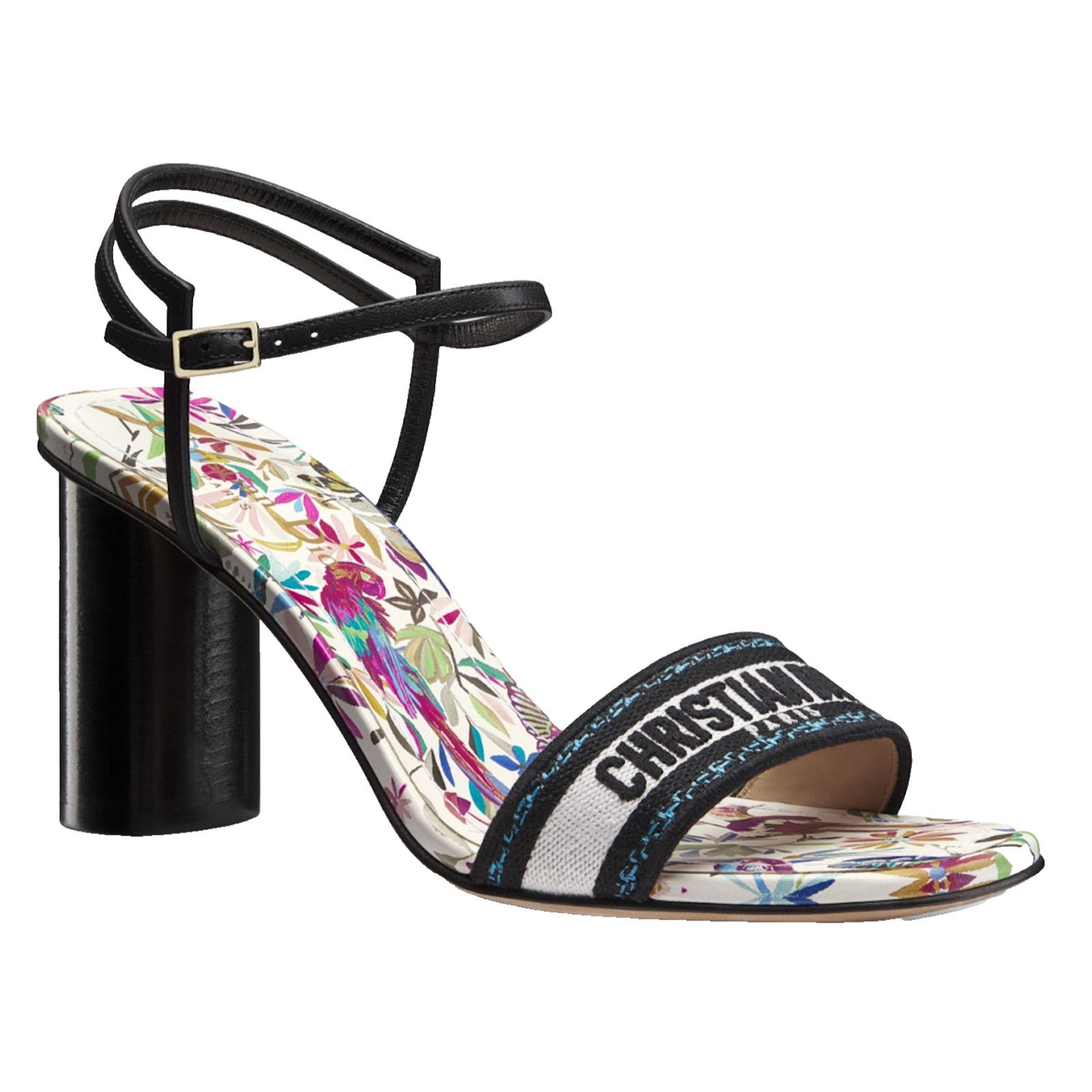 Dior Dior TDJ Fantastica Black Blue Dway Heeled Sandal Ankle Size US 9.5 / IT 39.5 - 1 Thumbnail