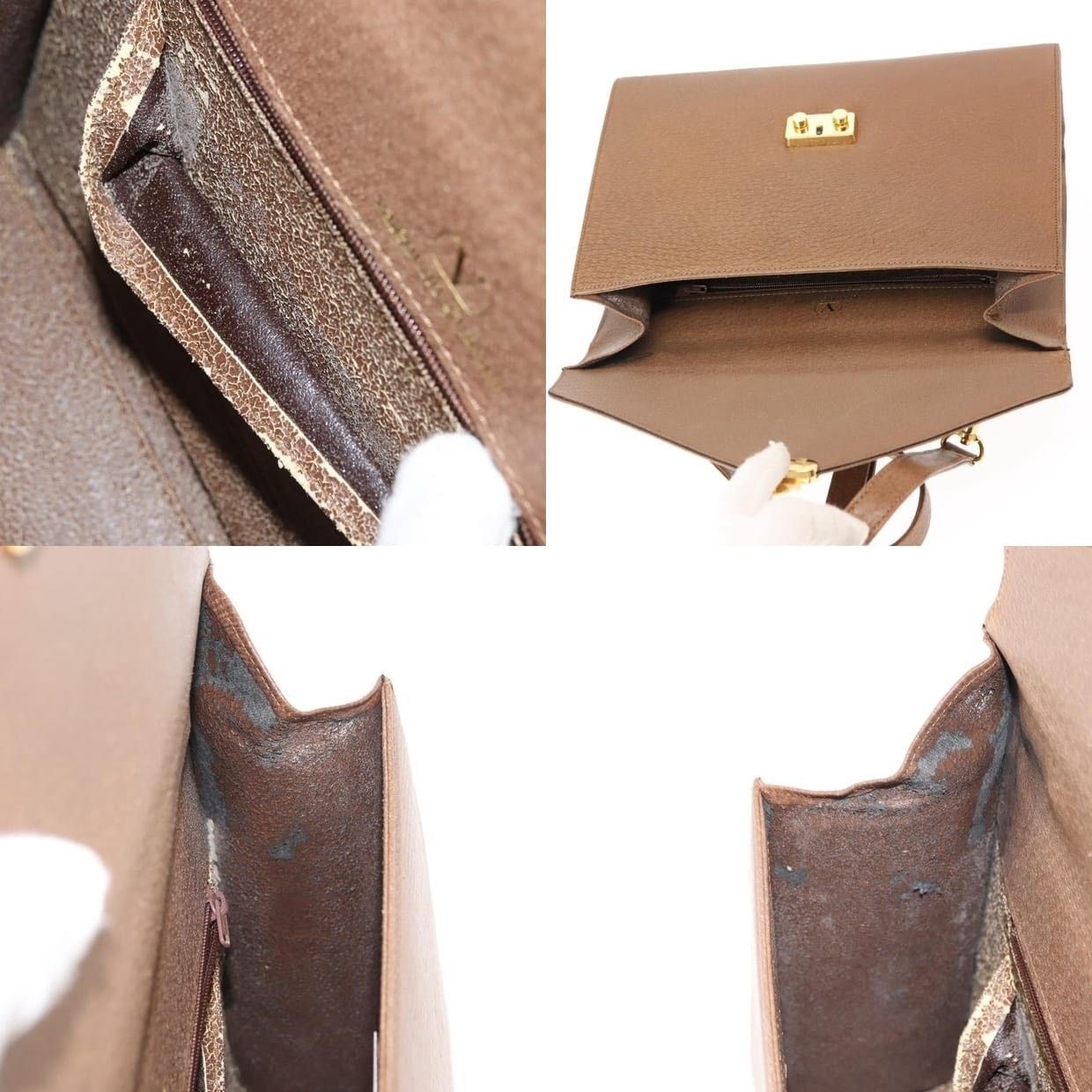 Valentino Valentino Leather Handbag Brown Size ONE SIZE - 12 Thumbnail