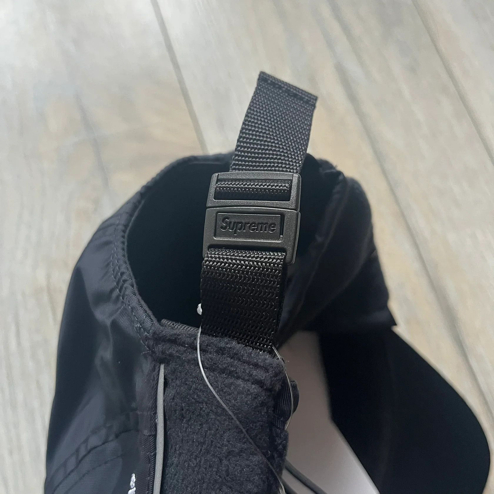 Supreme Supreme Polartec Lined Packable Earflap Camp Cap Black Size ONE SIZE - 6 Thumbnail