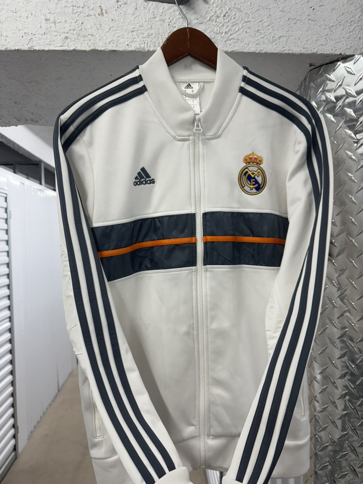 Adidas Adidas Real Madrid 2013-2014 Soccer Track Jacket Size US M / EU 48-50 / 2 - 1 Thumbnail