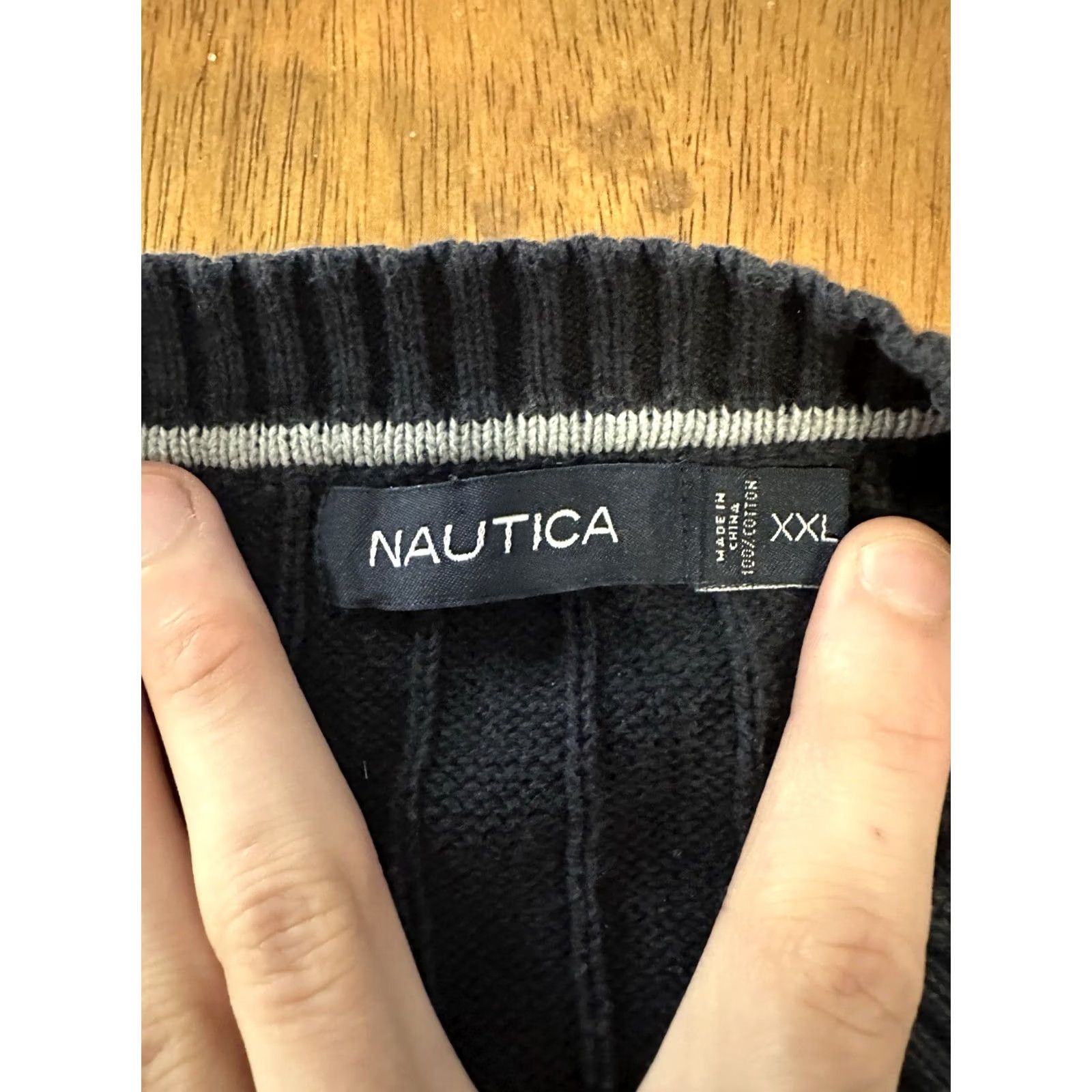 Nautica Nautica Sweater 2XL Men’s Black Size US XXL / EU 58 / 5 - 2 Thumbnail