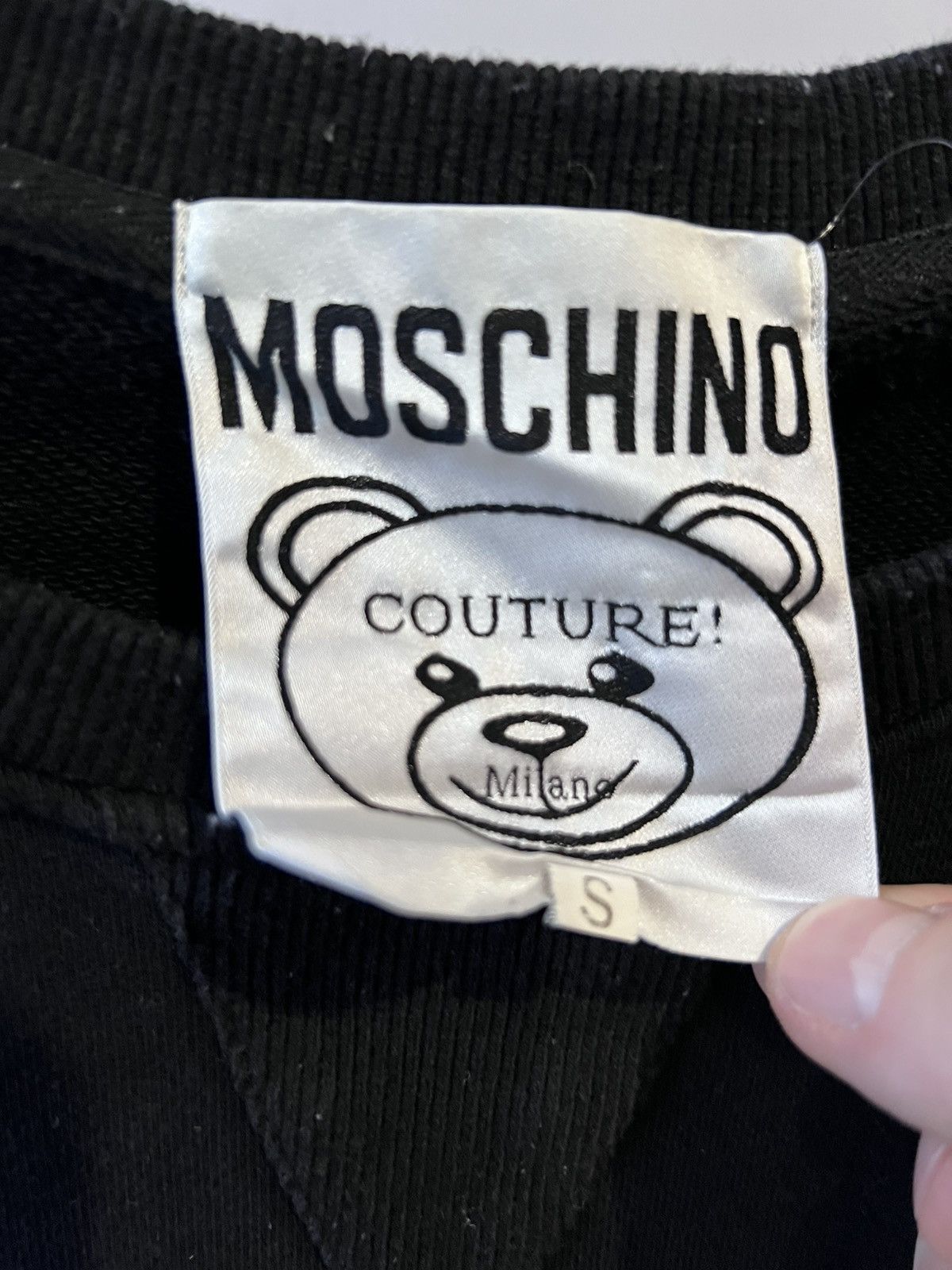 Moschino MOSCHINO COUTURE Embroidered Crew-Neck Sweatshirt Women’s S Size S / US 4 / IT 40 - 5 Thumbnail