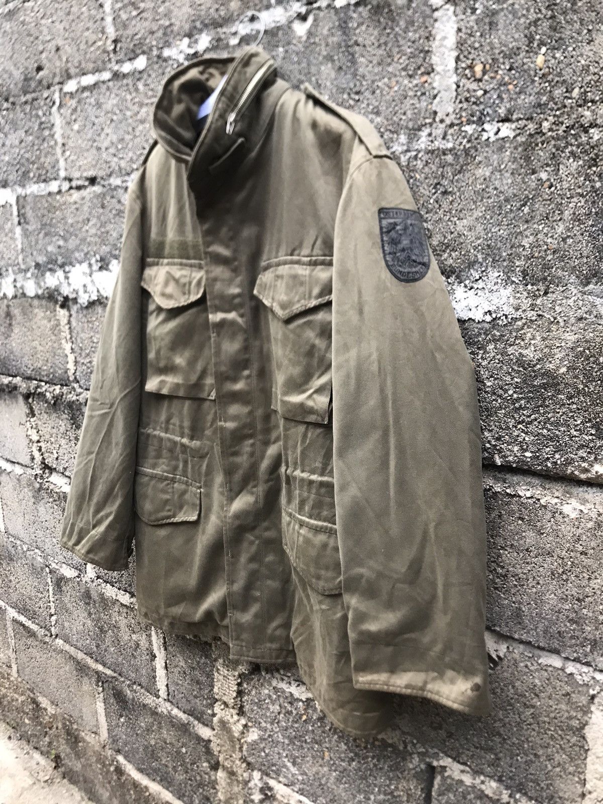 Vintage ⚡️Bundeswehr M-65 Vintage Army Litto Wein HBA 1985 Size US M / EU 48-50 / 2 - 3 Thumbnail