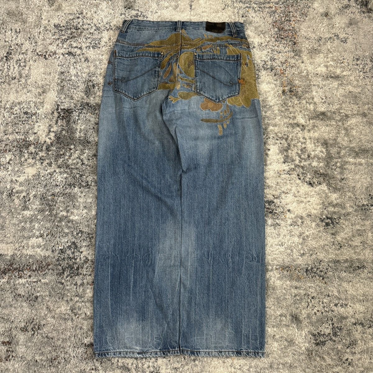 JNCO × Rocawear × Vintage Crazy Vintage y2k Rocawear camo embroidered baggy jeans Size US 36 / EU 52 - 1 Thumbnail