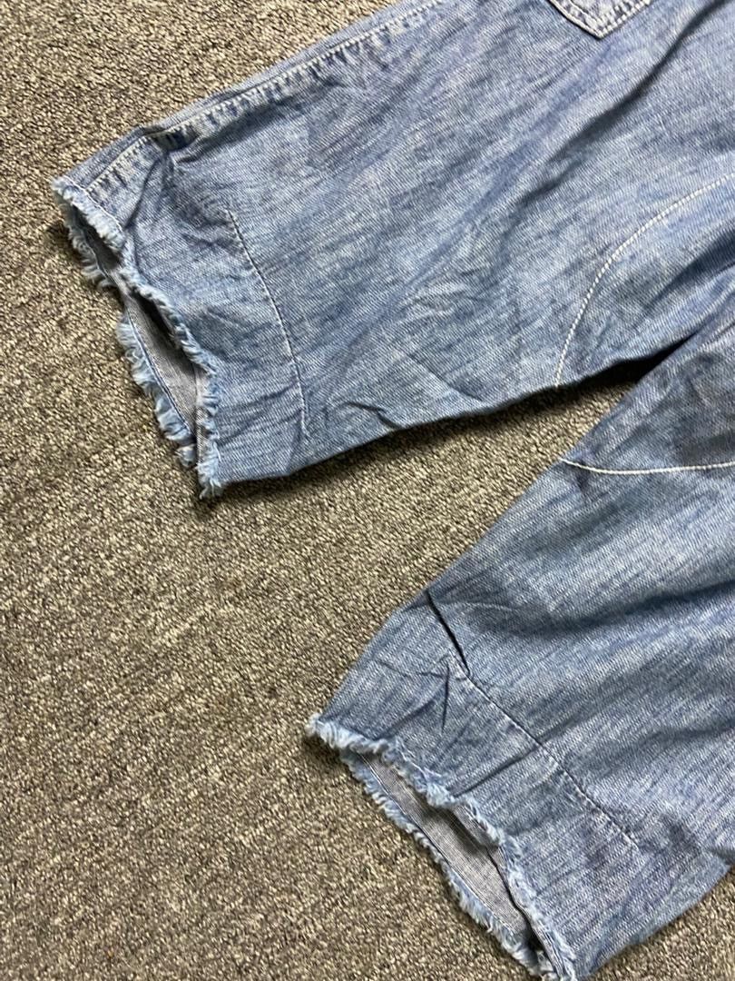 Japanese Brand MEMINE Japanese Brand Cropped Jeans (186) Size US 32 / EU 48 - 3 Thumbnail