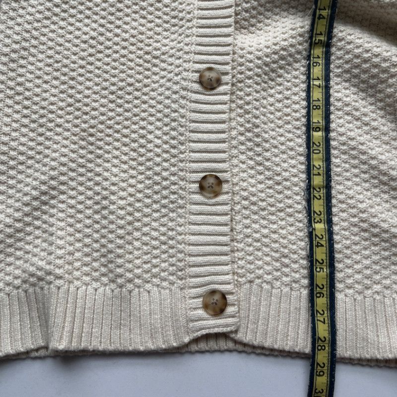 Other Falls Creek Cream Knit Cardigan Sweater L/XL Size XL / US 12-14 / IT 48-50 - 6 Thumbnail