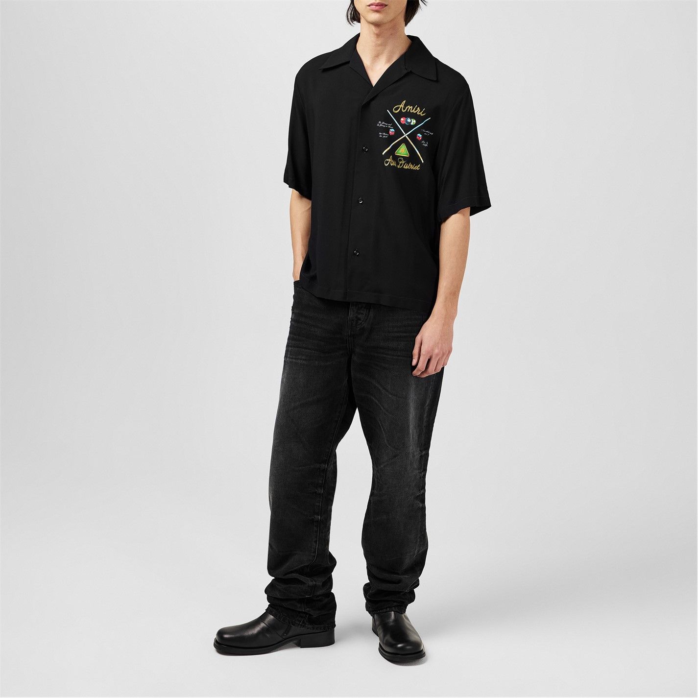 Amiri AMIRI Pool Cue Bowling Shirt Size US L / EU 52-54 / 3 - 5 Thumbnail
