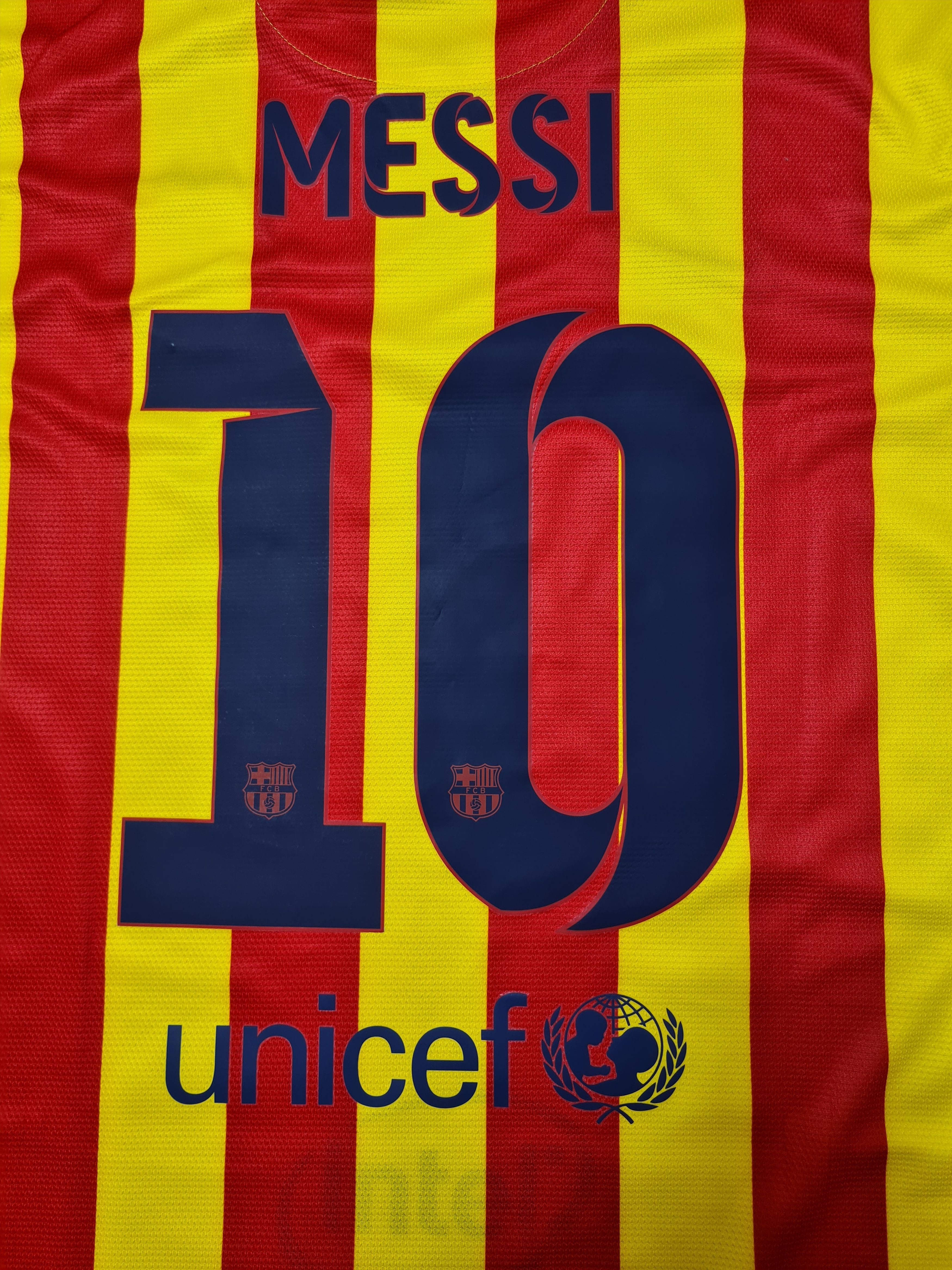 Nike BARCELONA 2013 2014 MESSI NEW AWAY FOOTBALL SOCCER JERSEY Size US L / EU 52-54 / 3 - 3 Thumbnail