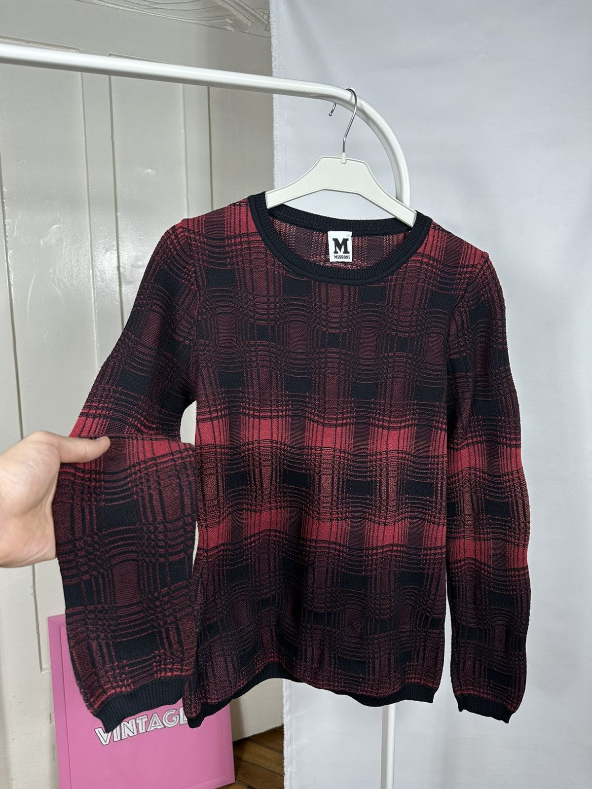 Missoni Missoni Top T-Shirt Check Pattern Size M / US 6-8 / IT 42-44 - 4 Thumbnail