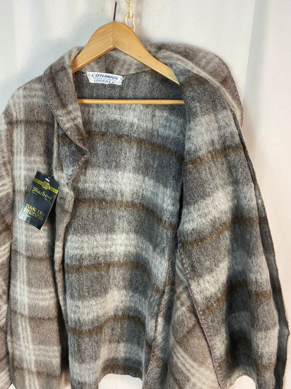Designer × Vintage Vintage poncho wool by marbore new with tag Size M / US 6-8 / IT 42-44 - 3 Thumbnail