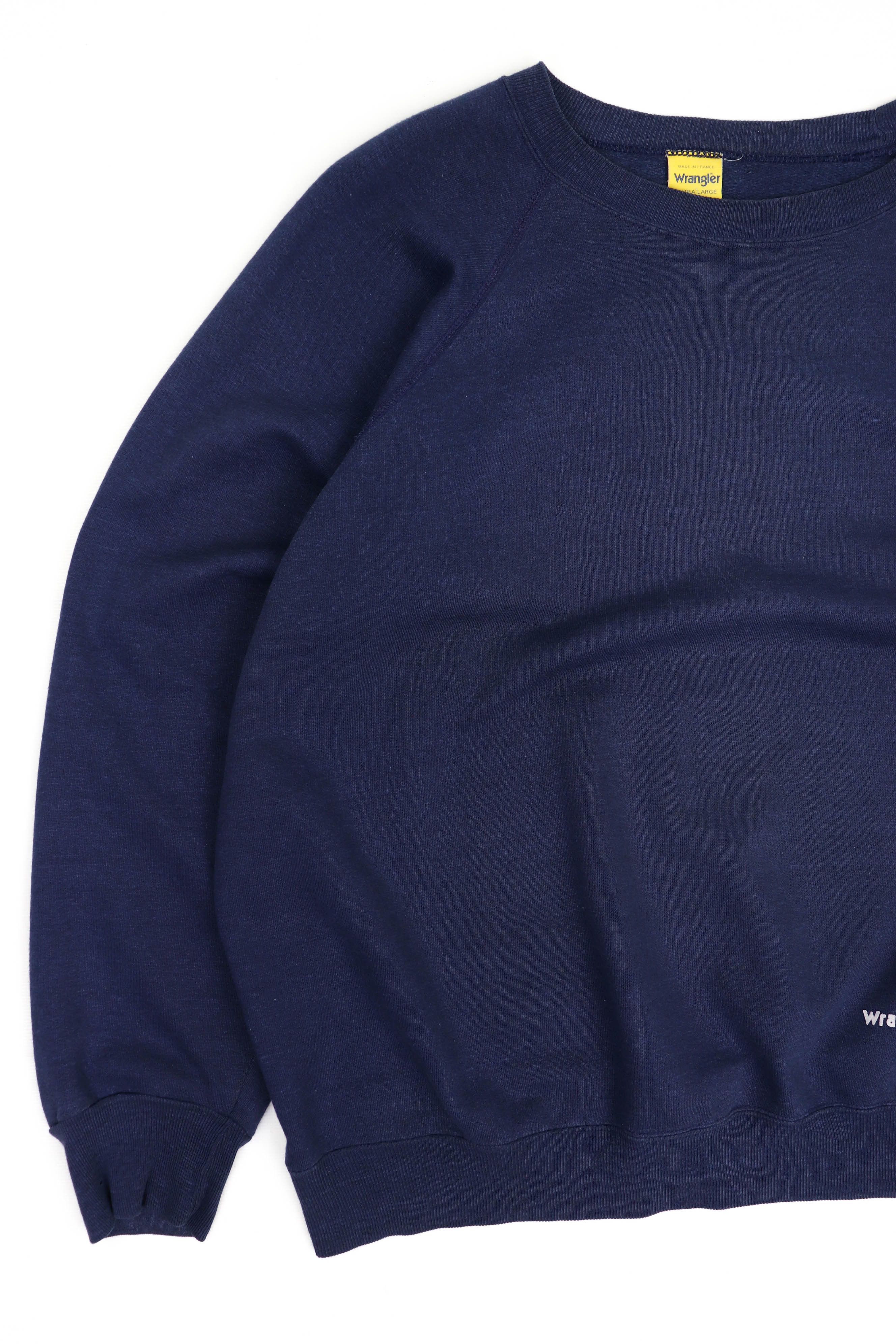 Wrangler Wrangler Vintage Made in France Sun Faded Crewnck Sweatshirt Size US XL / EU 56 / 4 - 4 Thumbnail