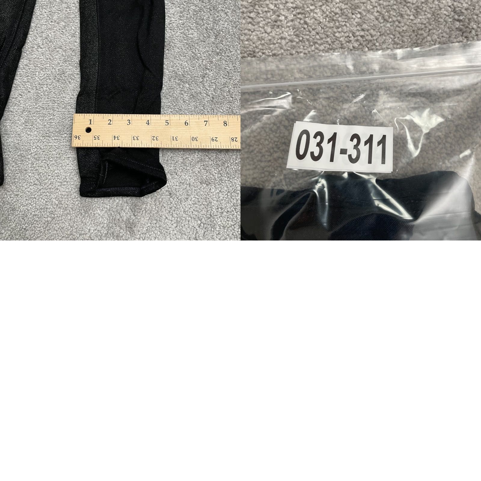 Vintage AG Adriano Goldschmied Jeans Jegging Womens 30R Black Mid Rise Glittered 30x29 Size 30" / US 8 / IT 44 - 10 Thumbnail