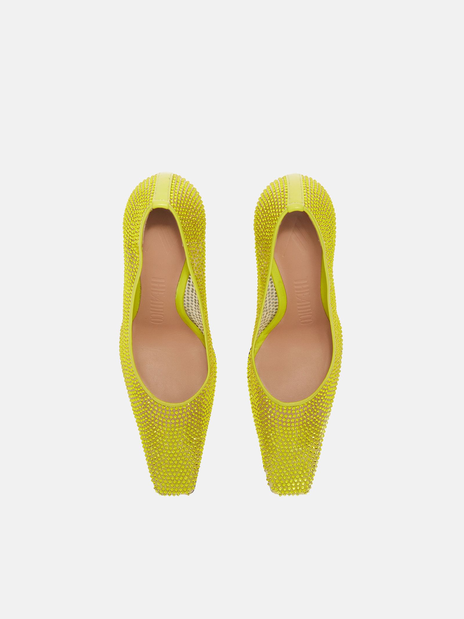 The Attico o1mle0526 Juno Pumps in Yellow Size US 6 / IT 36 - 3 Thumbnail