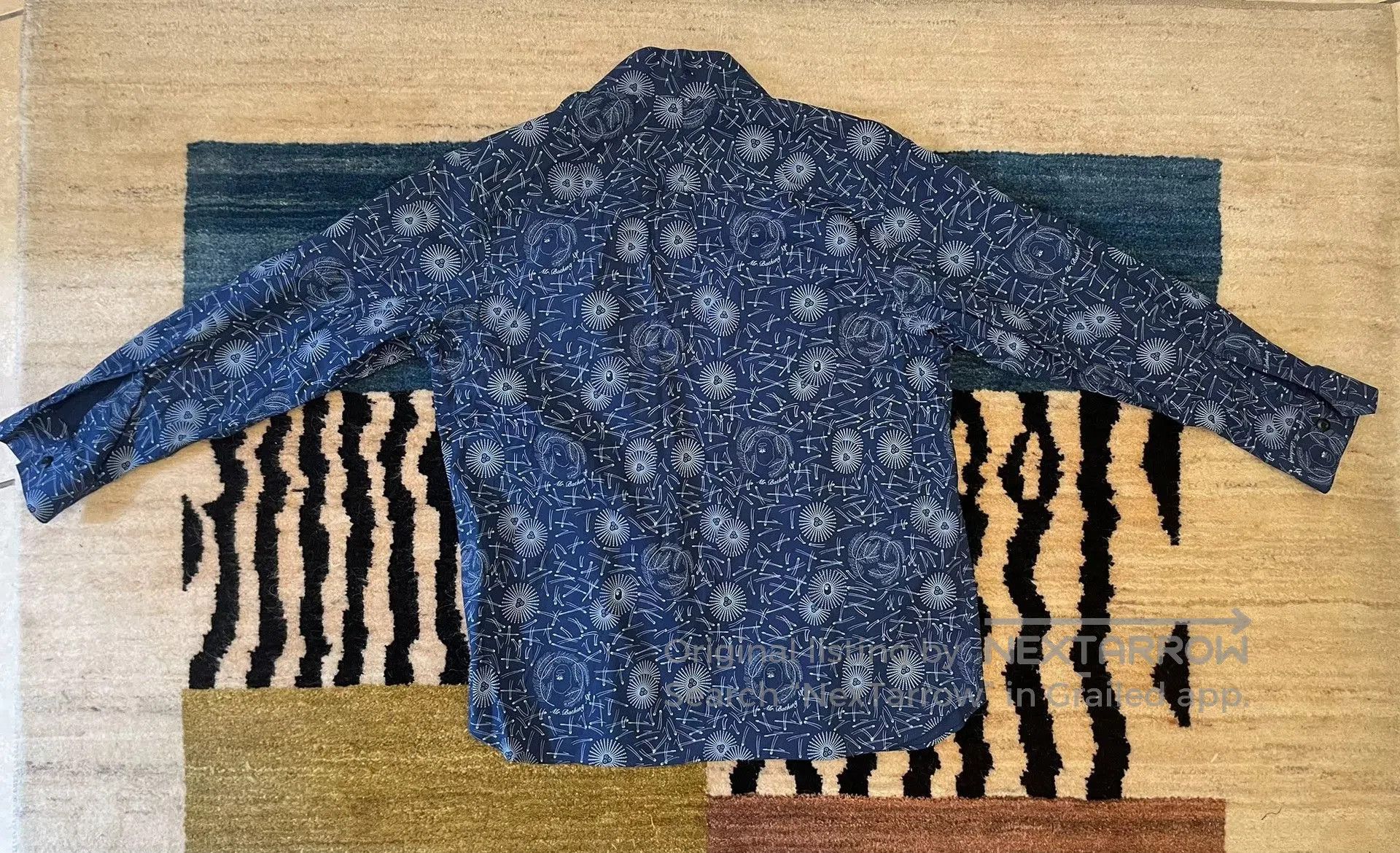 Bape Mr.Bathing Ape Indigo Kimono Shirt. Size US L / EU 52-54 / 3 - 6 Thumbnail
