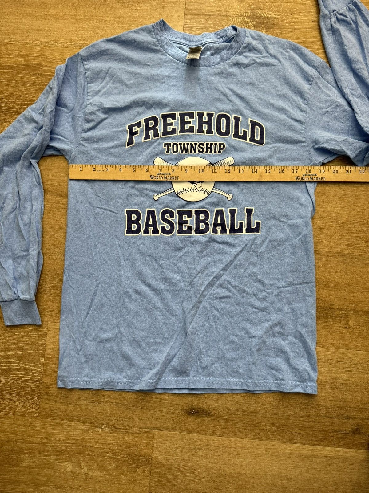 Vintage Y2K Freehold High School Baseball Long Sleeve - Blue/Medium Size US M / EU 48-50 / 2 - 8 Thumbnail