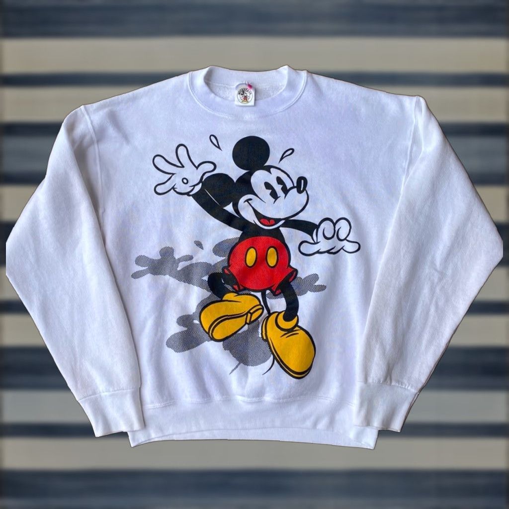 Mickey & Co. VINTAGE Disney Mickey Mouse Crewneck Sweatshirt Large Men Size US L / EU 52-54 / 3 - 1 Thumbnail