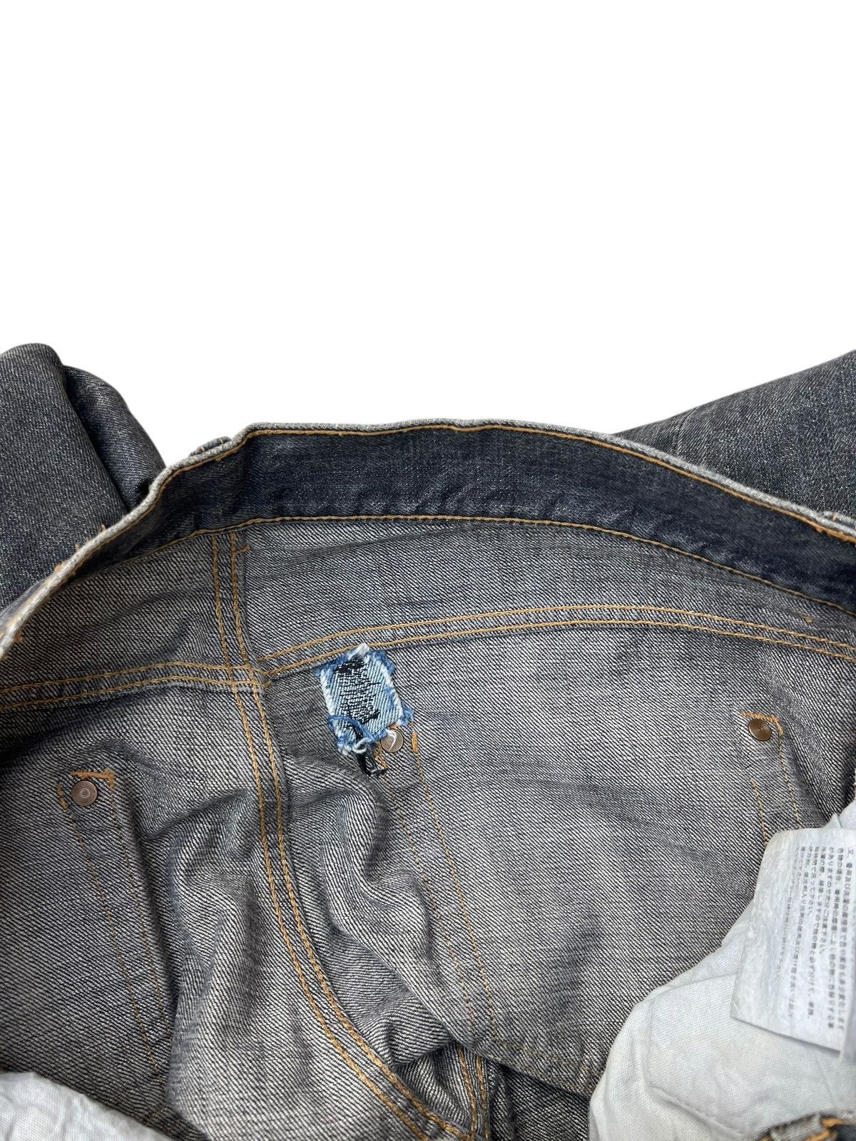 Comme des Garcons Homme 2005 CDGH AD2005 Black Denim Selvedge Jeans Size US 32 / EU 48 - 21 Thumbnail