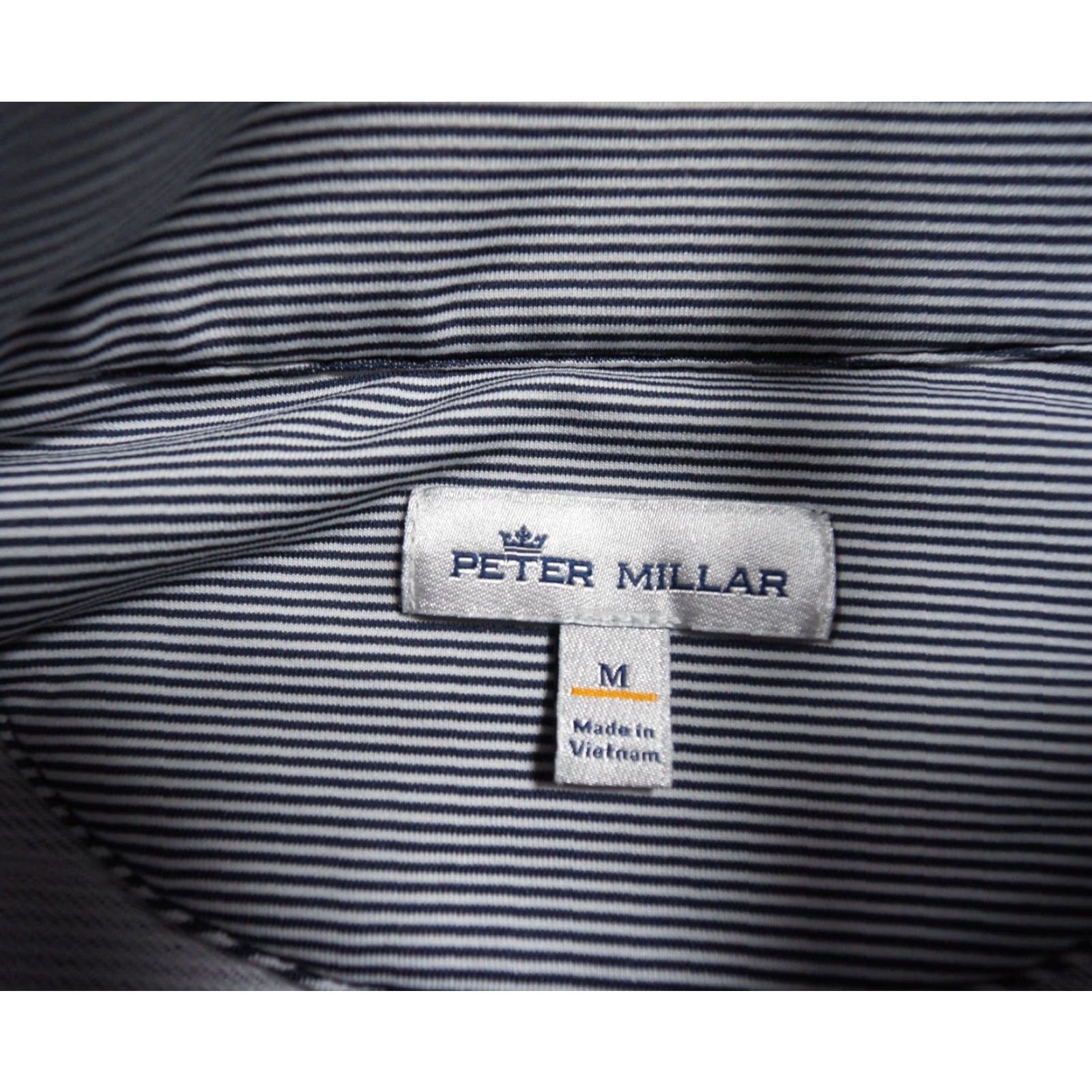 Peter Millar Peter Millar Sweater Mens Medium Blue Gray 1/4 Zip Pullover Performance Golf Casual Shirt Mens Size US M / EU 48-50 / 2 - 7 Thumbnail