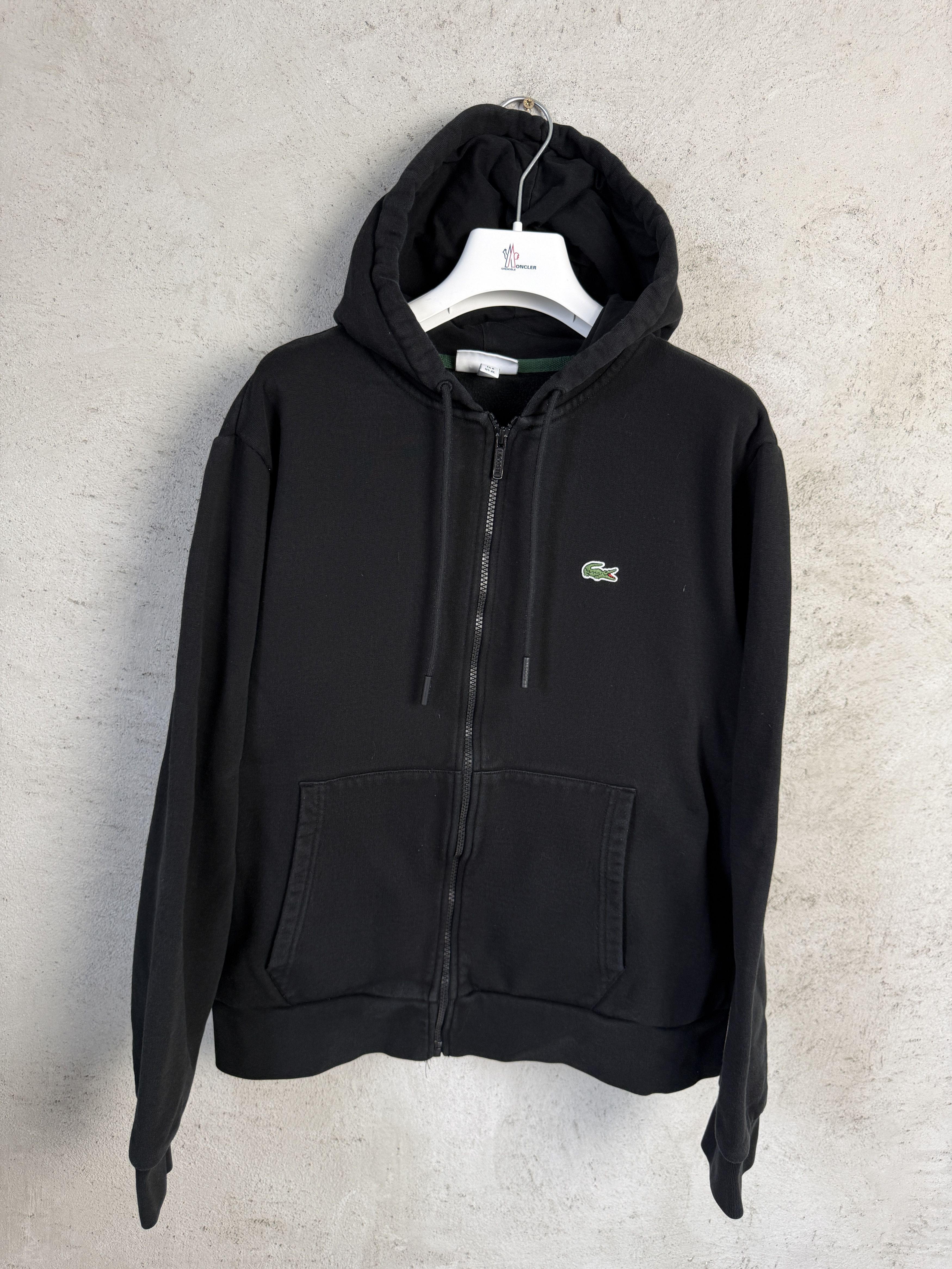 Lacoste Lacoste small logo zip-up hoodie casual Size US XL / EU 56 / 4 - 1 Thumbnail